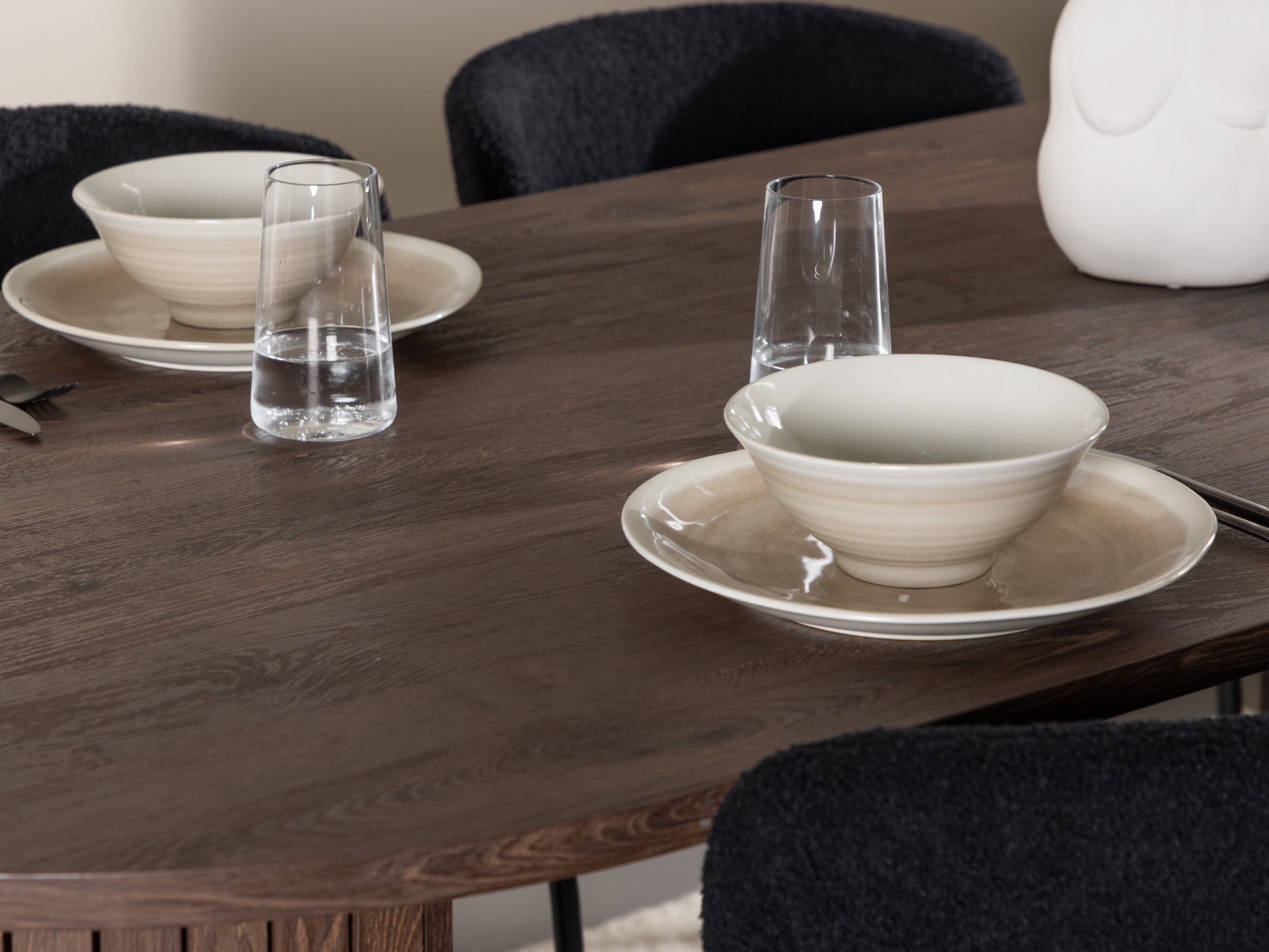 Jedilniški komplet Dallas 5036 (Črna)