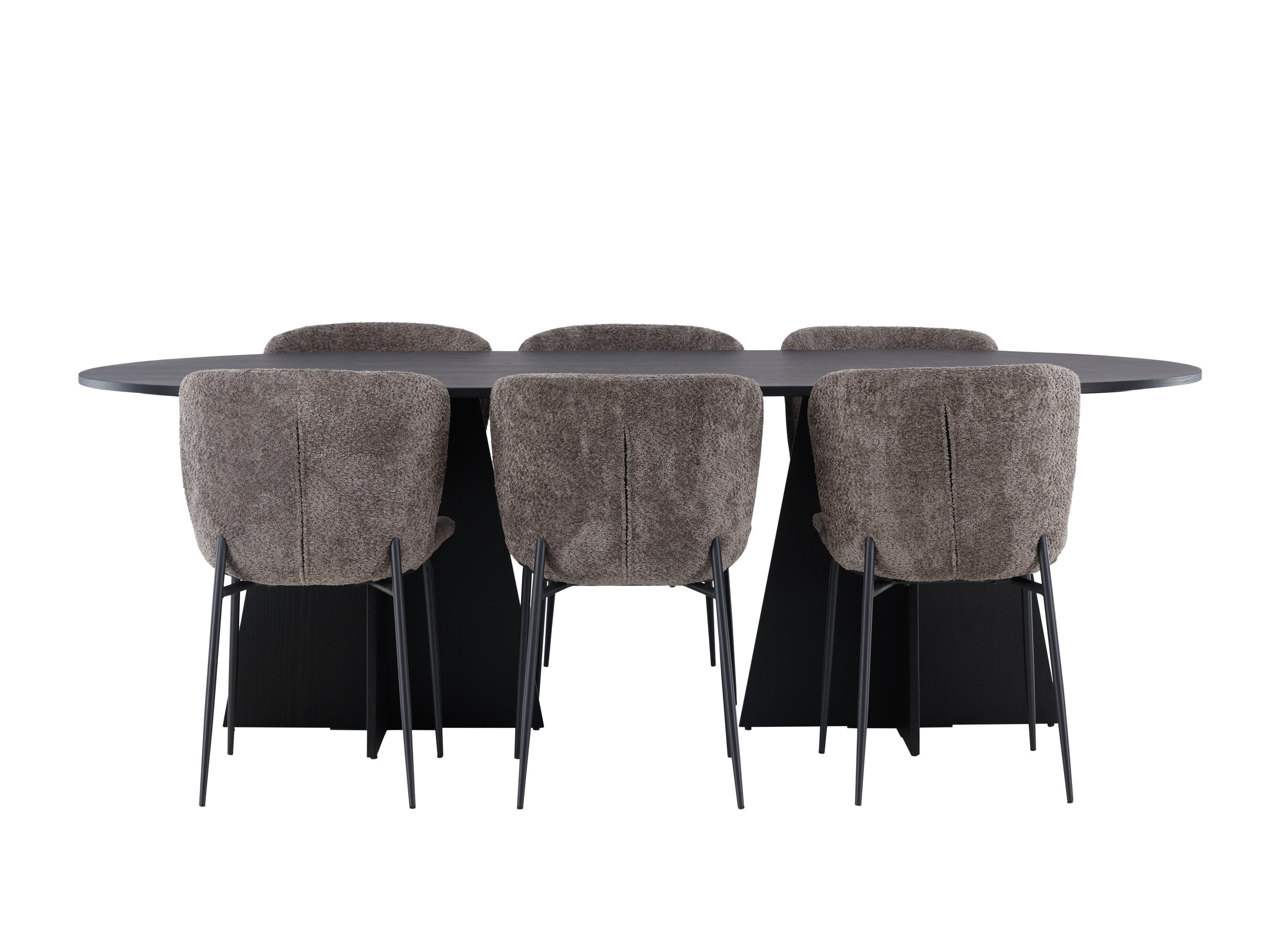 Jedilniški komplet Dallas 5052 (Rjava)