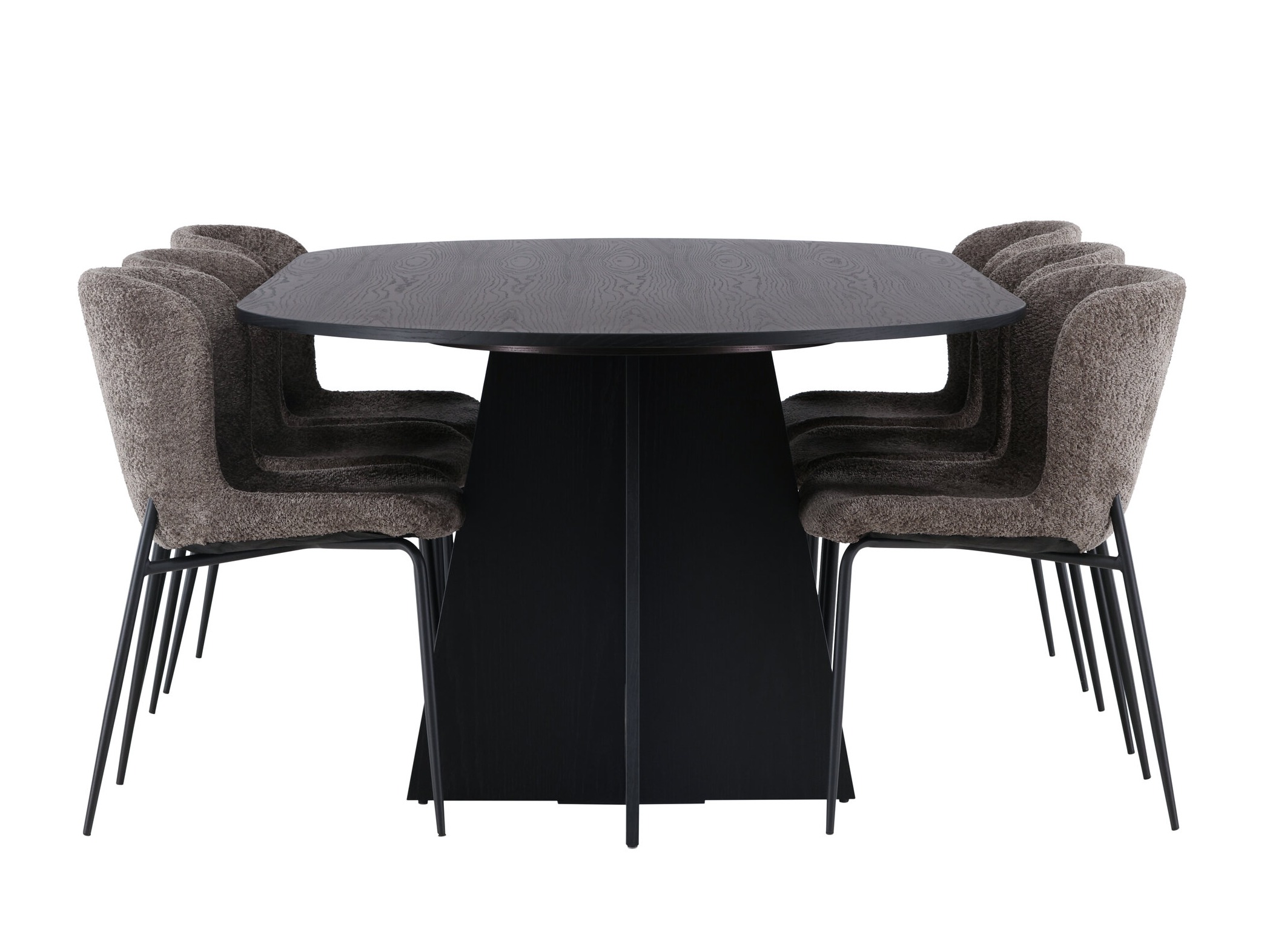 Jedilniški komplet Dallas 5052 (Rjava)