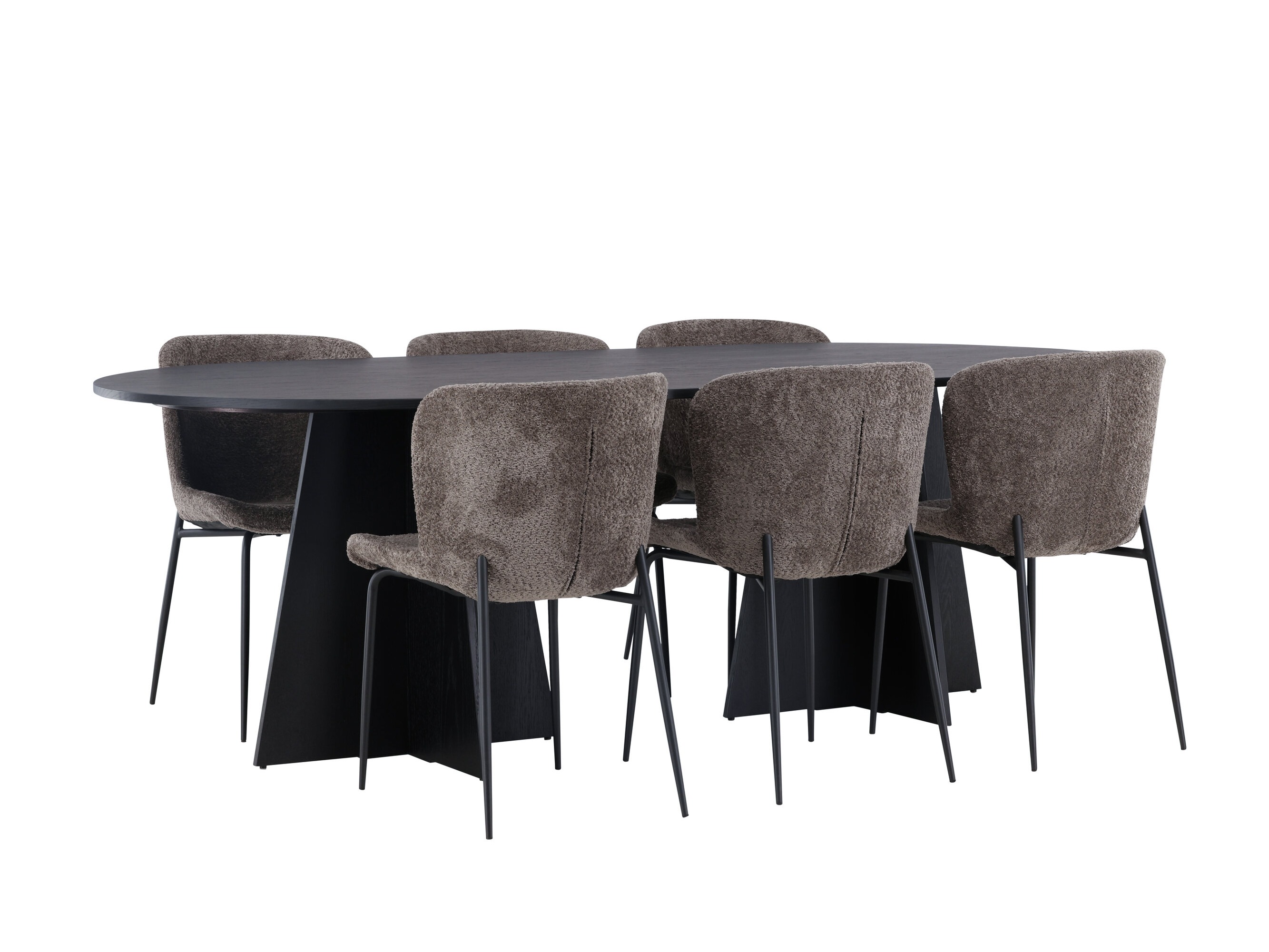 Jedilniški komplet Dallas 5052 (Rjava)