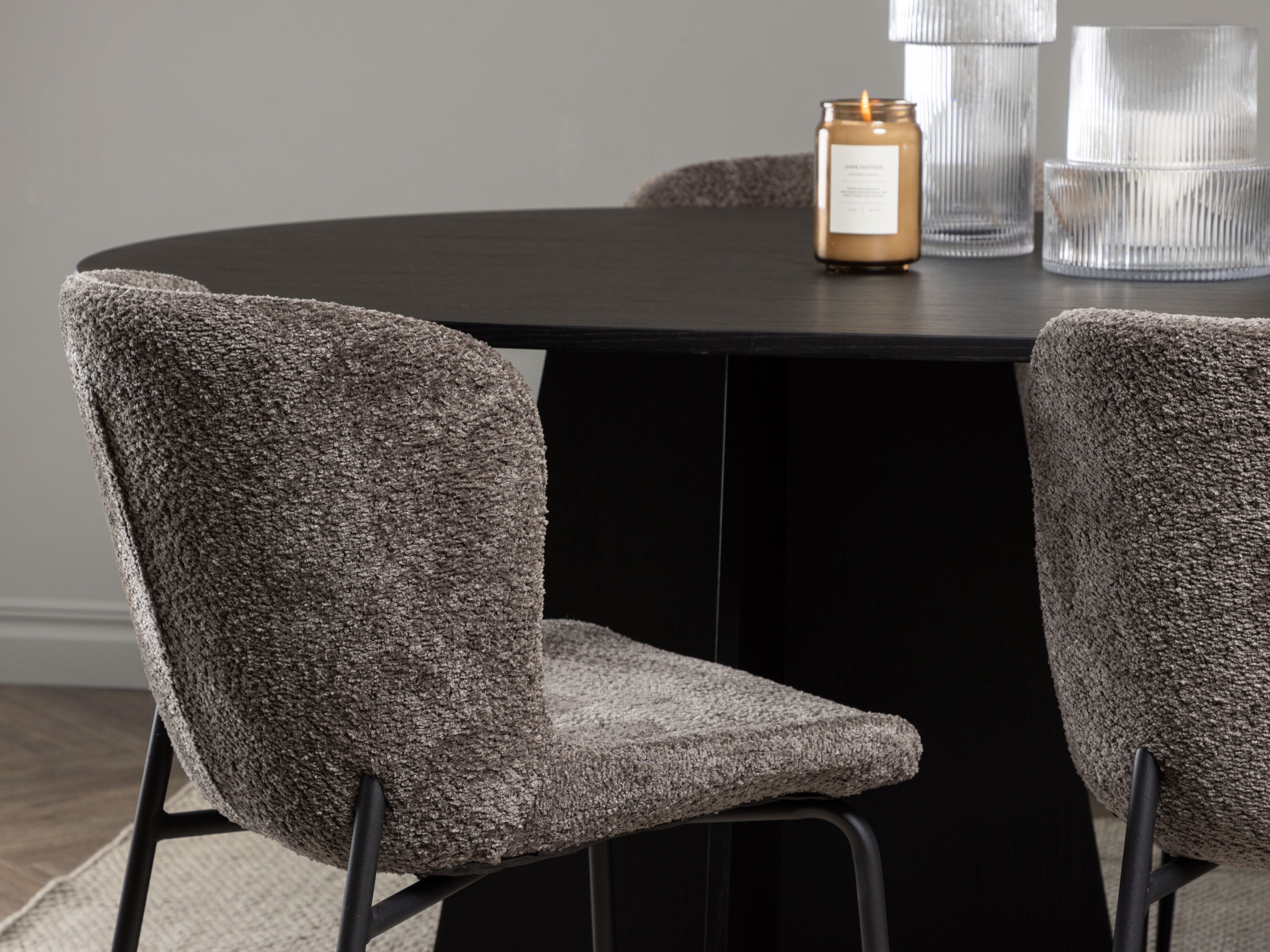 Jedilniški komplet Dallas 5052 (Rjava)