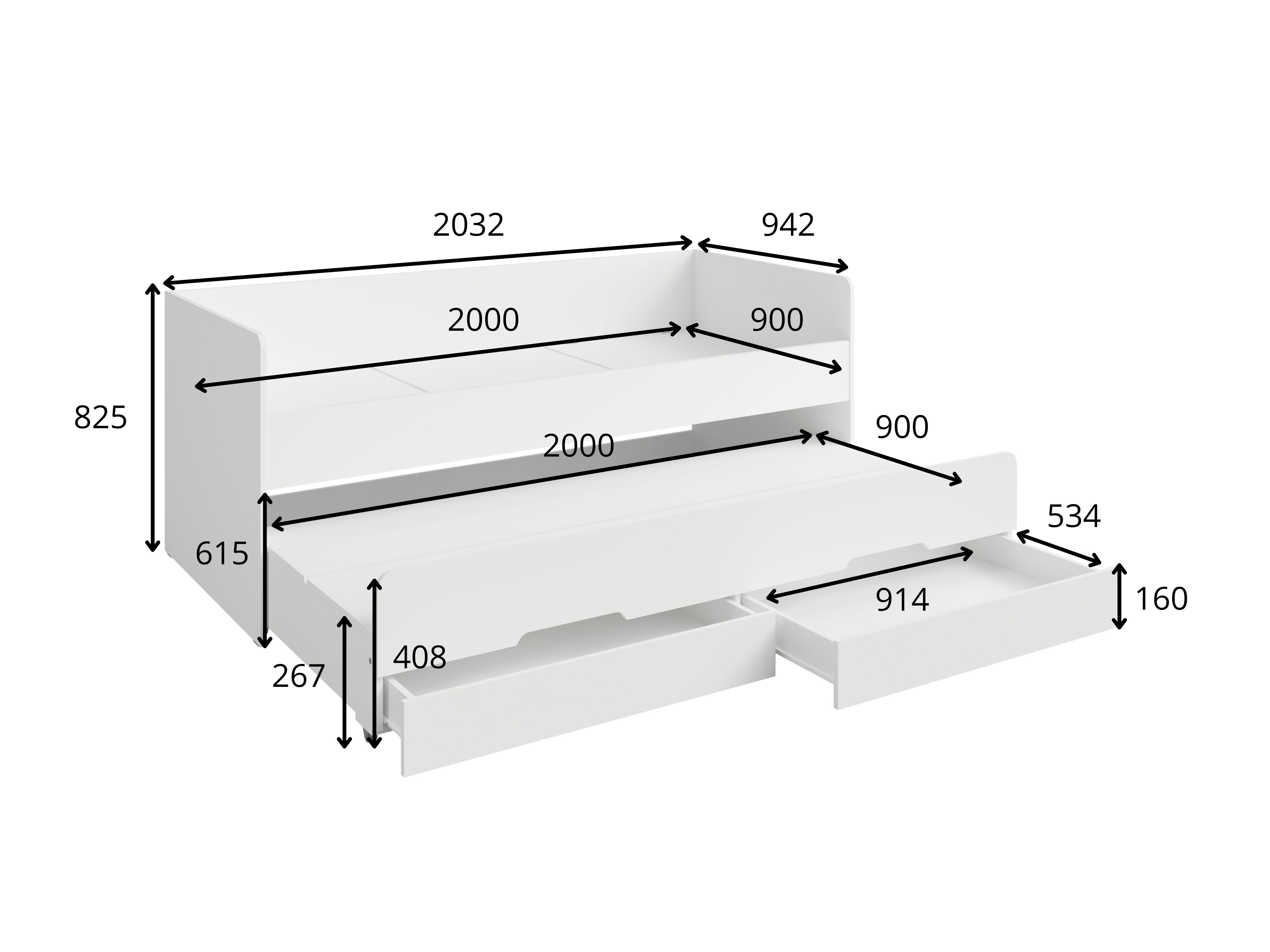 Postelja Baytown 176