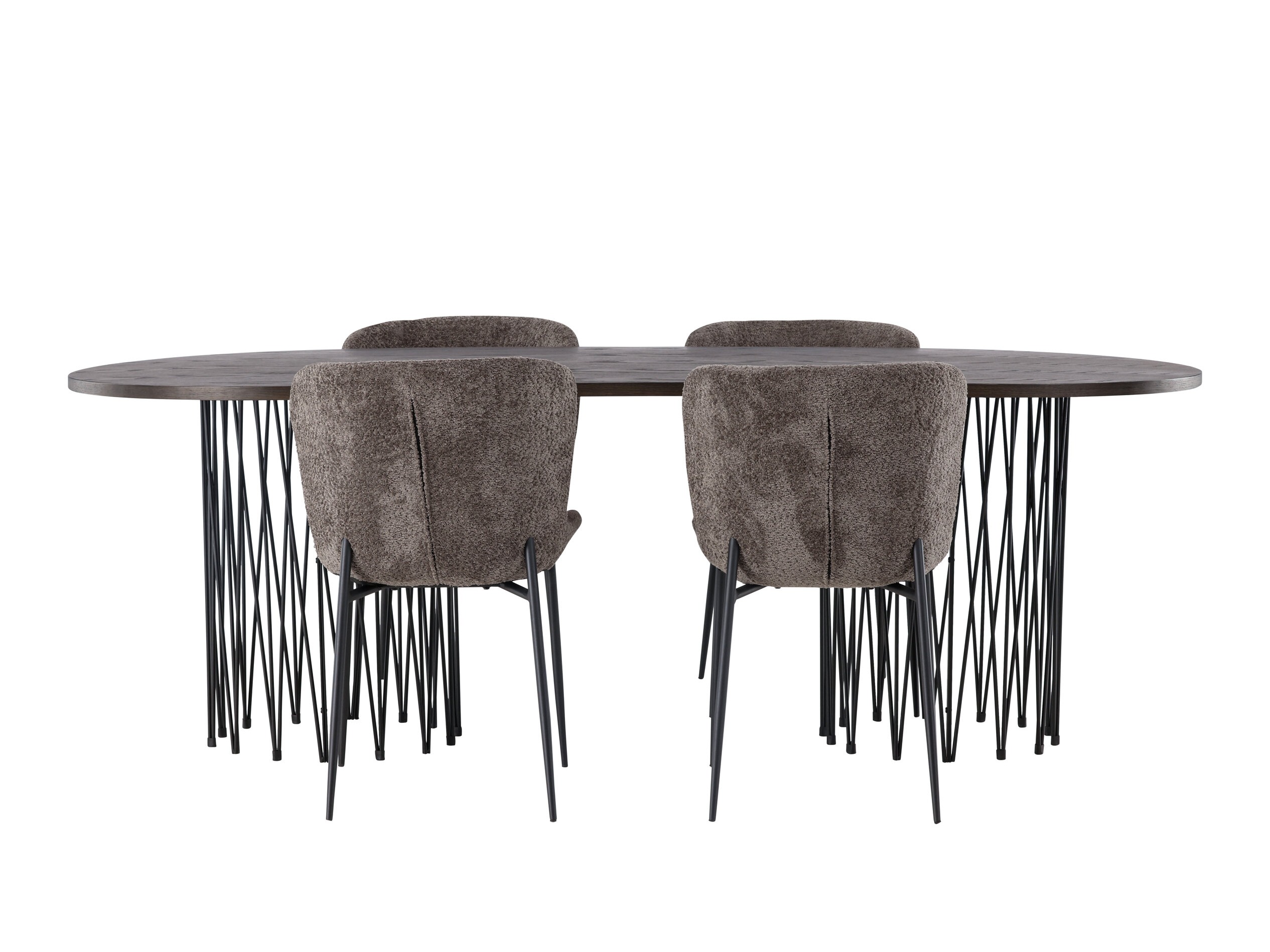 Jedilniški komplet Dallas 5065 (Rjava)