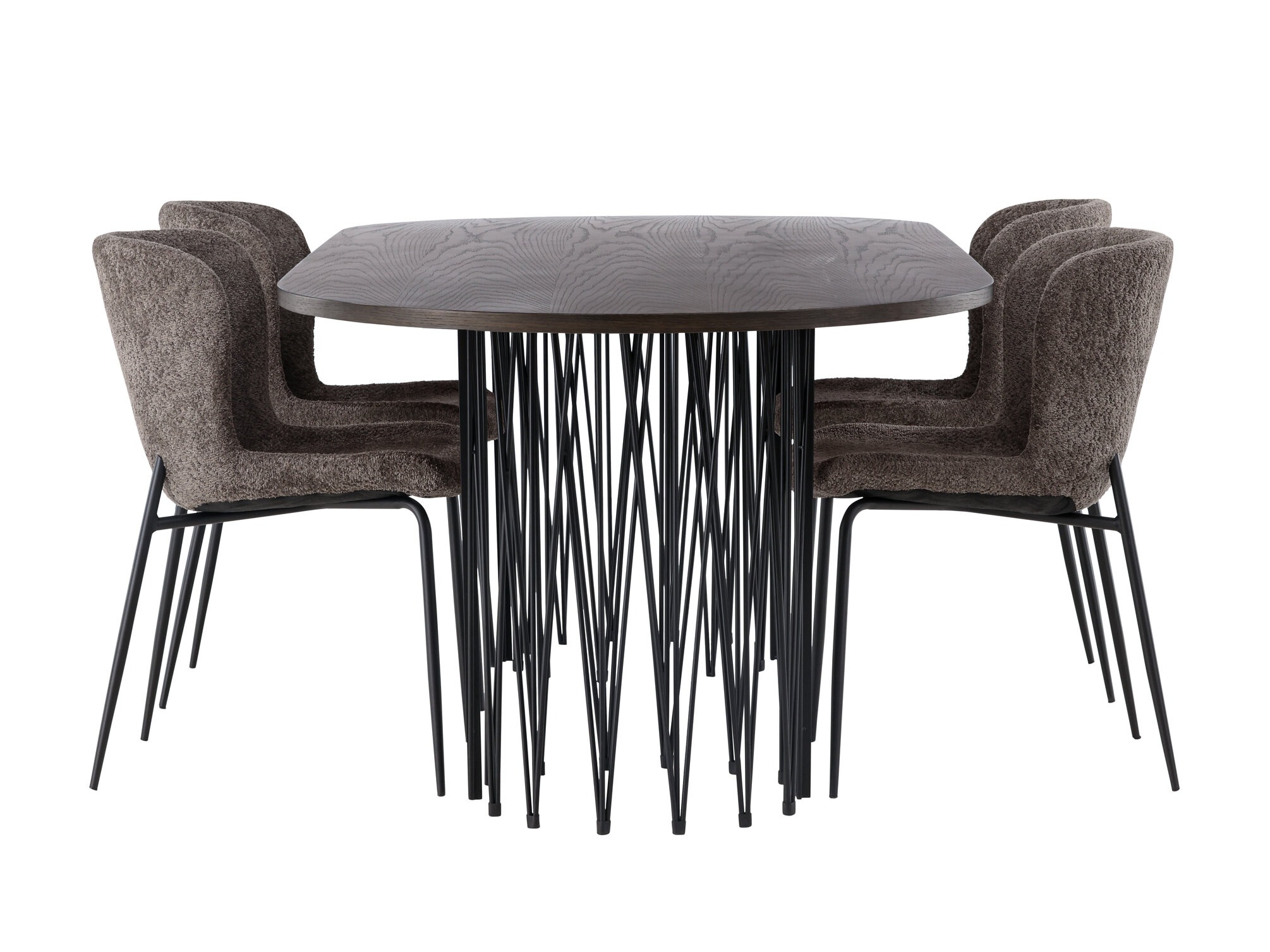 Jedilniški komplet Dallas 5065 (Rjava)