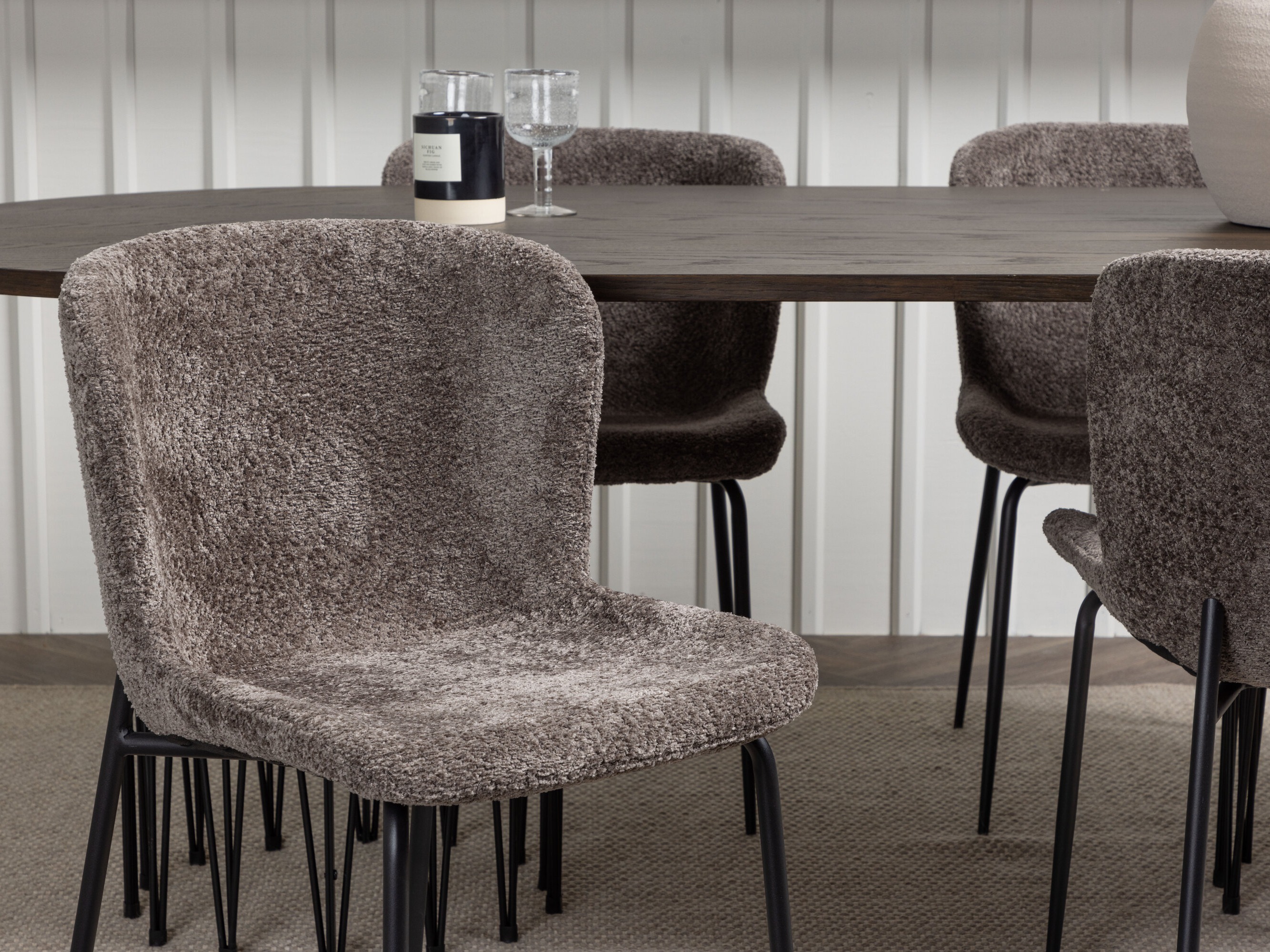 Jedilniški komplet Dallas 5065 (Rjava)