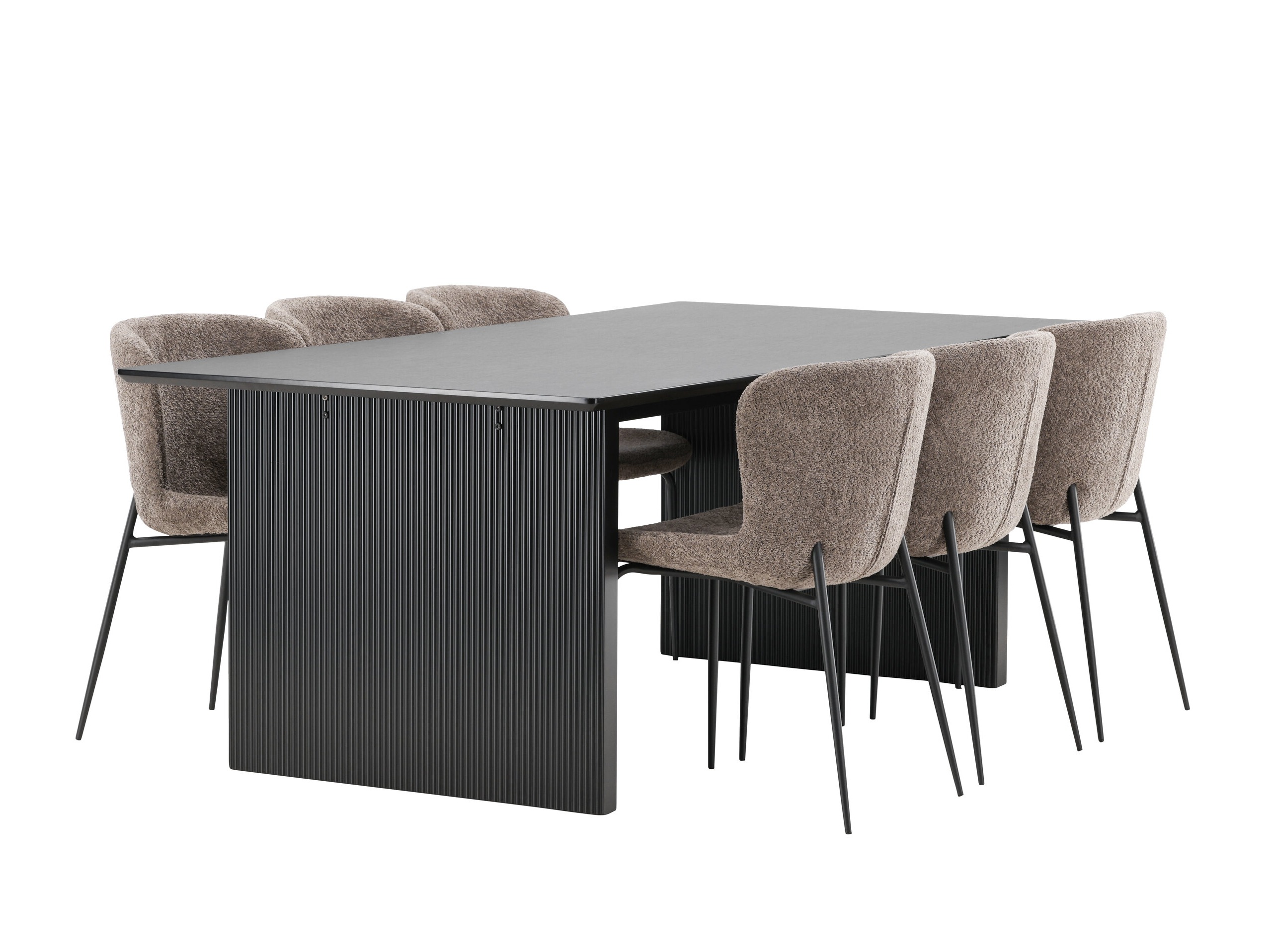 Jedilniški komplet Dallas 5066 (Rjava)