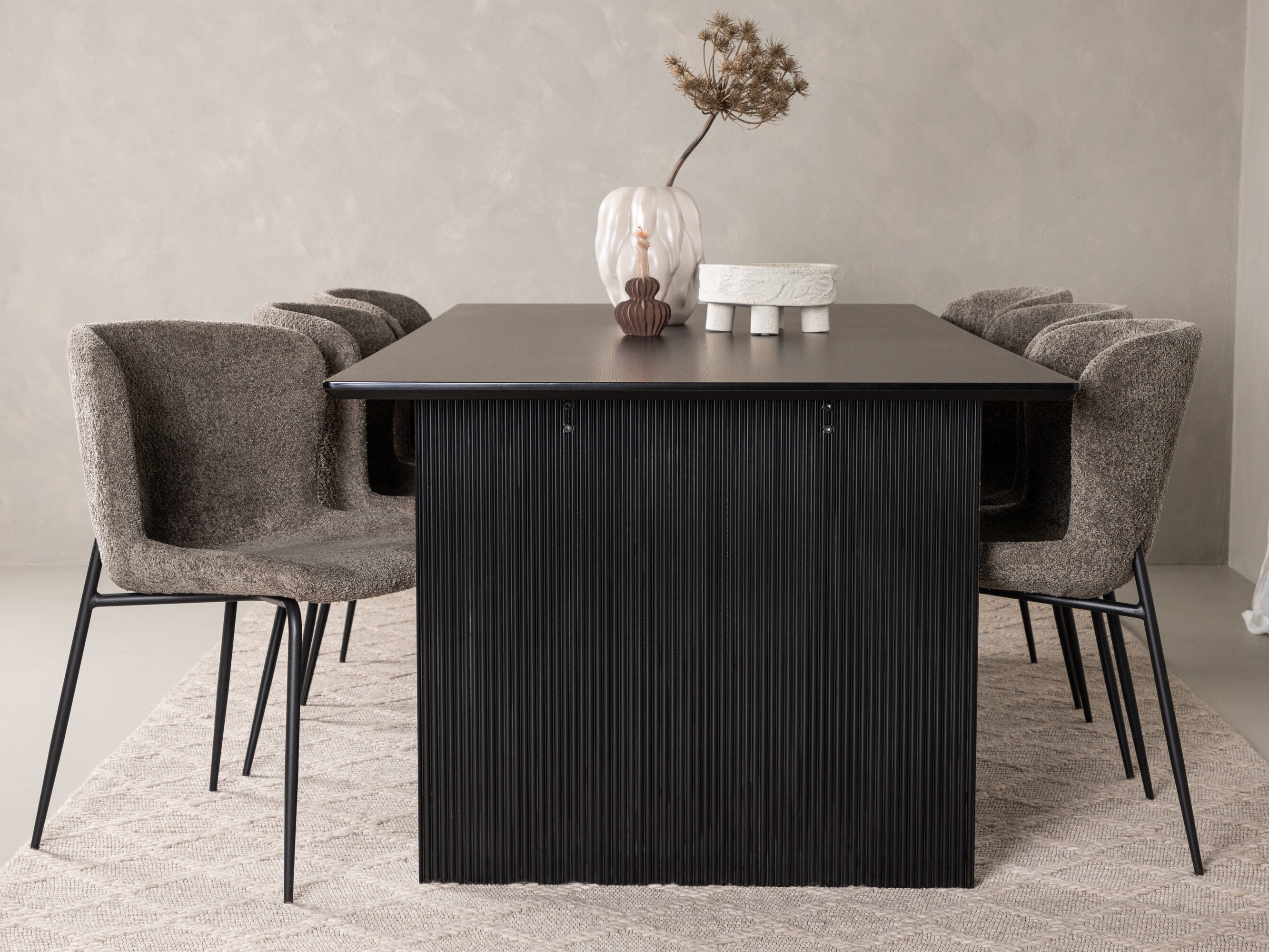 Jedilniški komplet Dallas 5066 (Rjava)