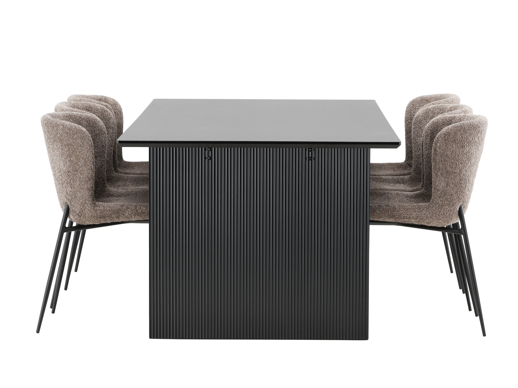 Jedilniški komplet Dallas 5066 (Rjava)