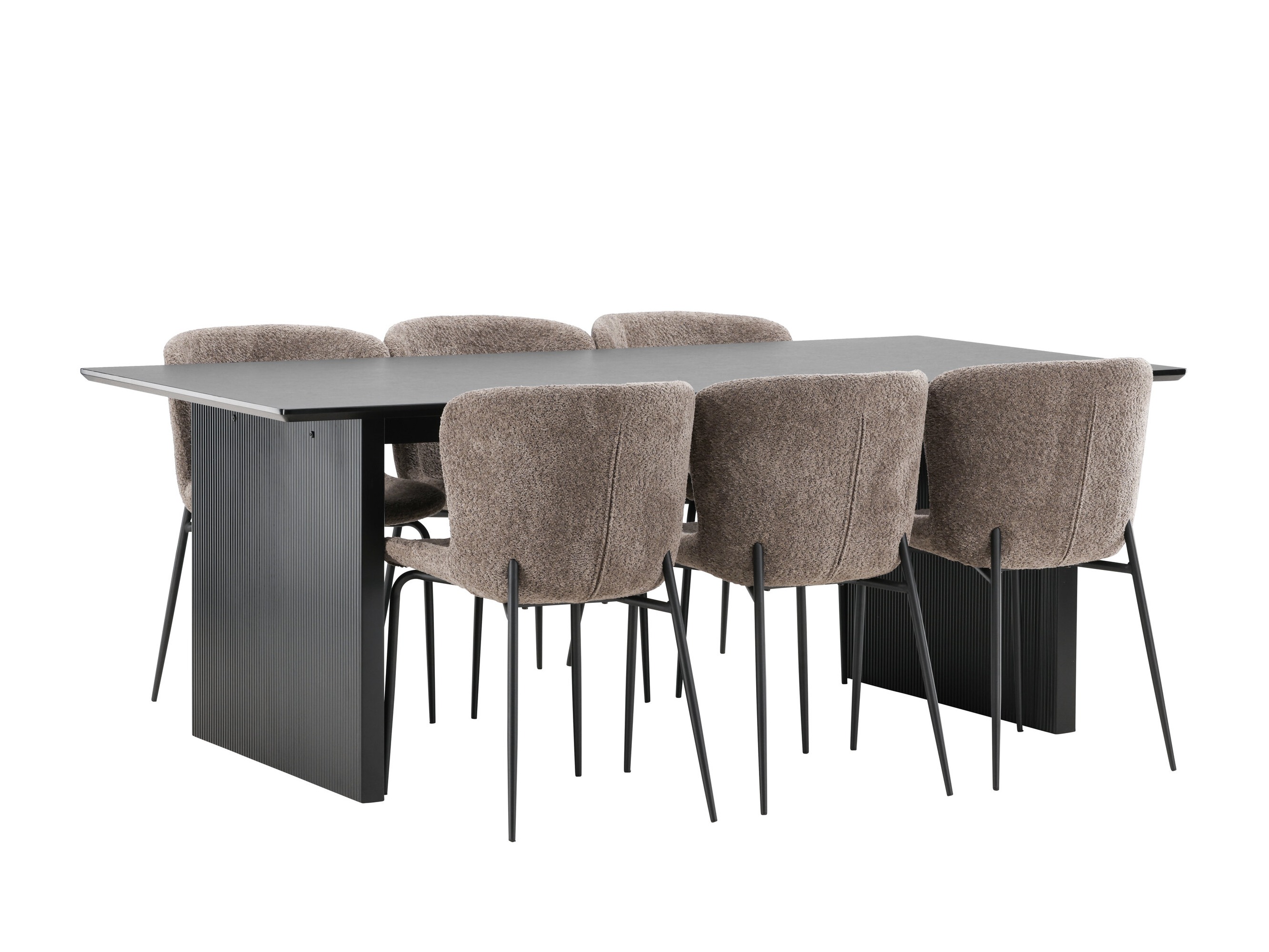 Jedilniški komplet Dallas 5066 (Rjava)