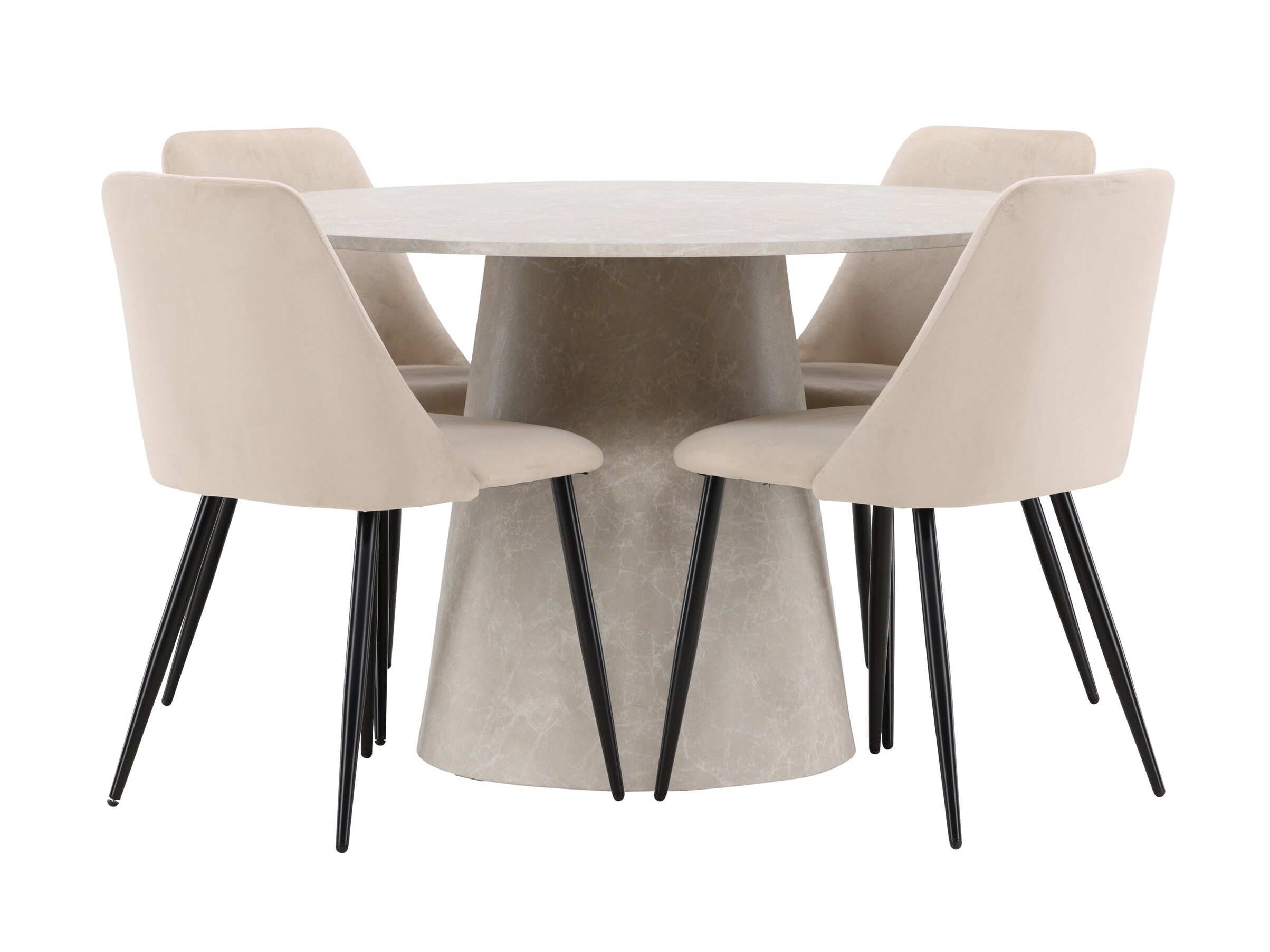 Jedilniški komplet Dallas 5069 (Svetlo rjava)