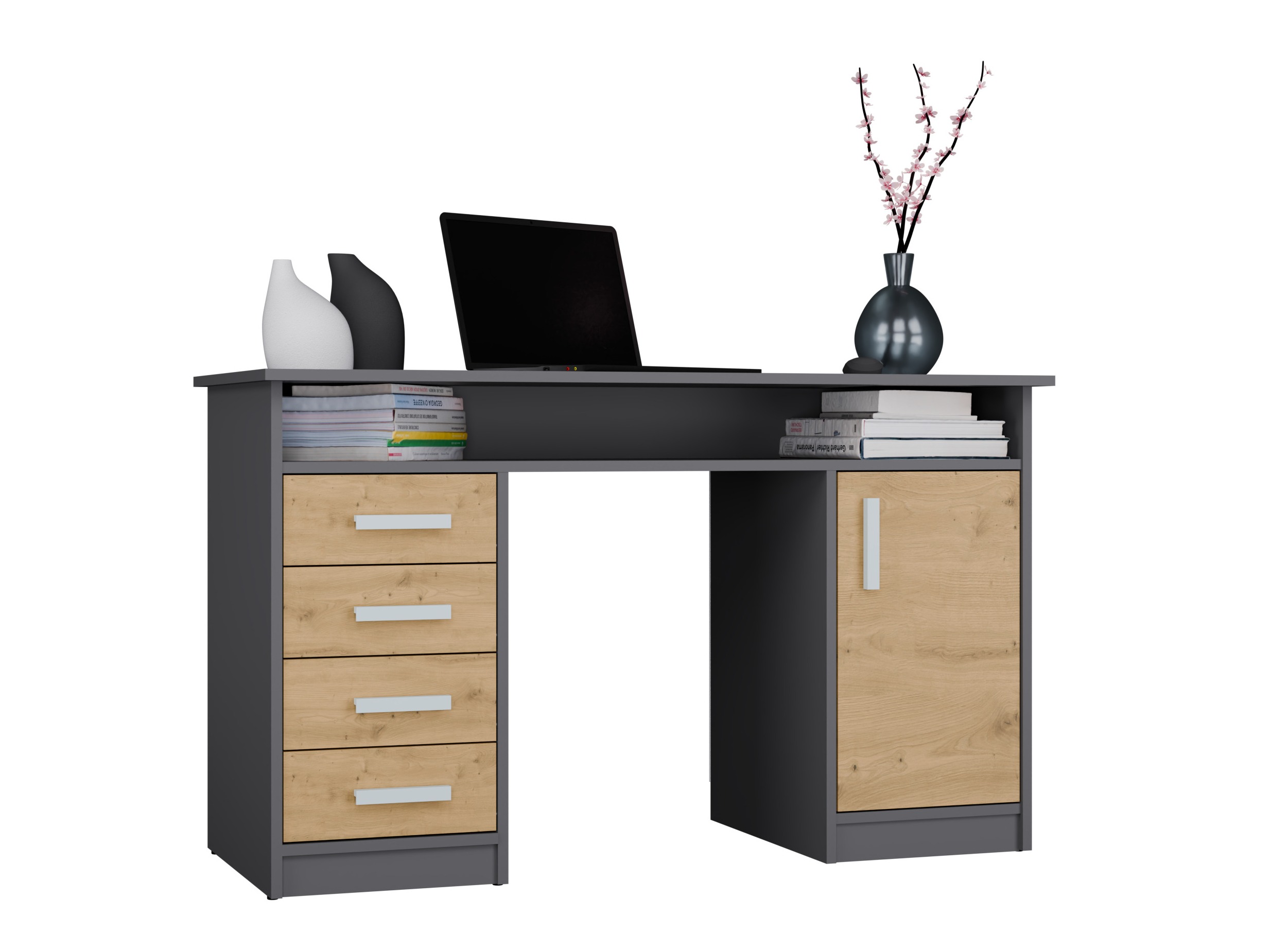 Pisalna miza Mandeville 329 (Artisan hrast + Antracit)