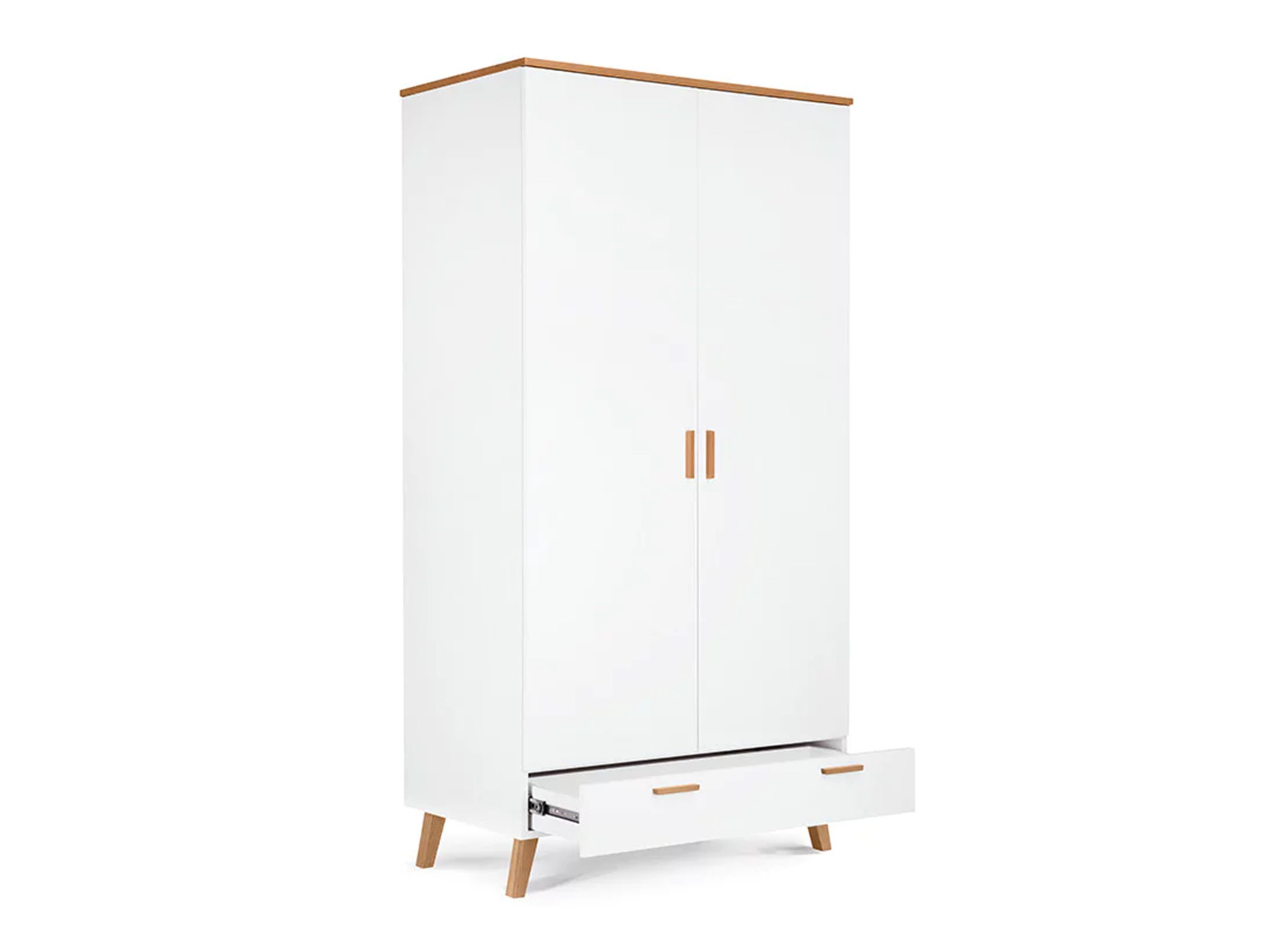 Garderobna omara Fivbeli 109 (Bela + Hrast)