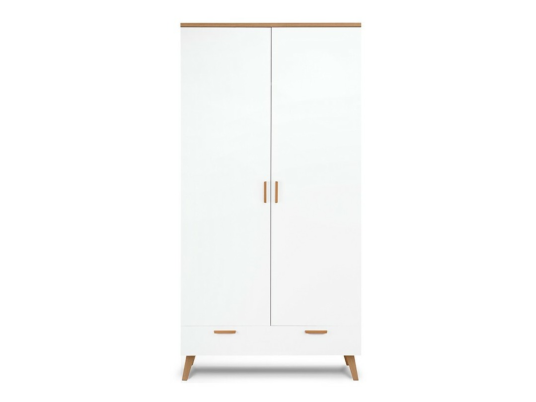 Garderobna omara Fivbeli 109 (Bela + Hrast)