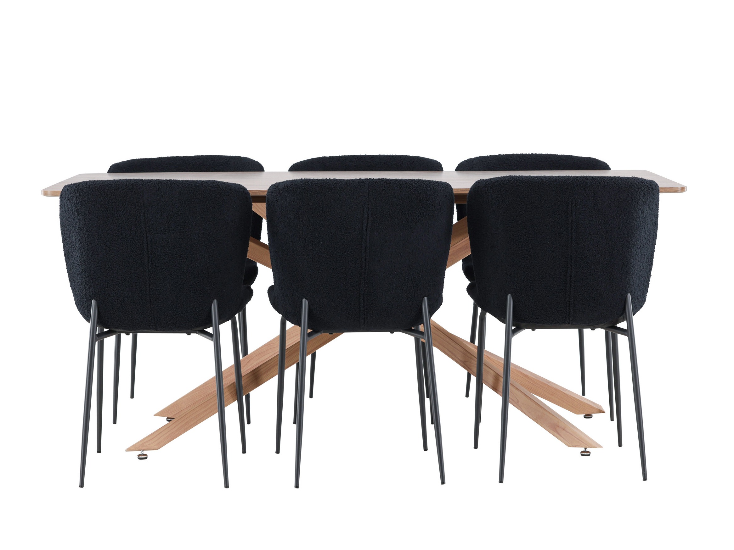 Jedilniški komplet Dallas 5102 (Črna)