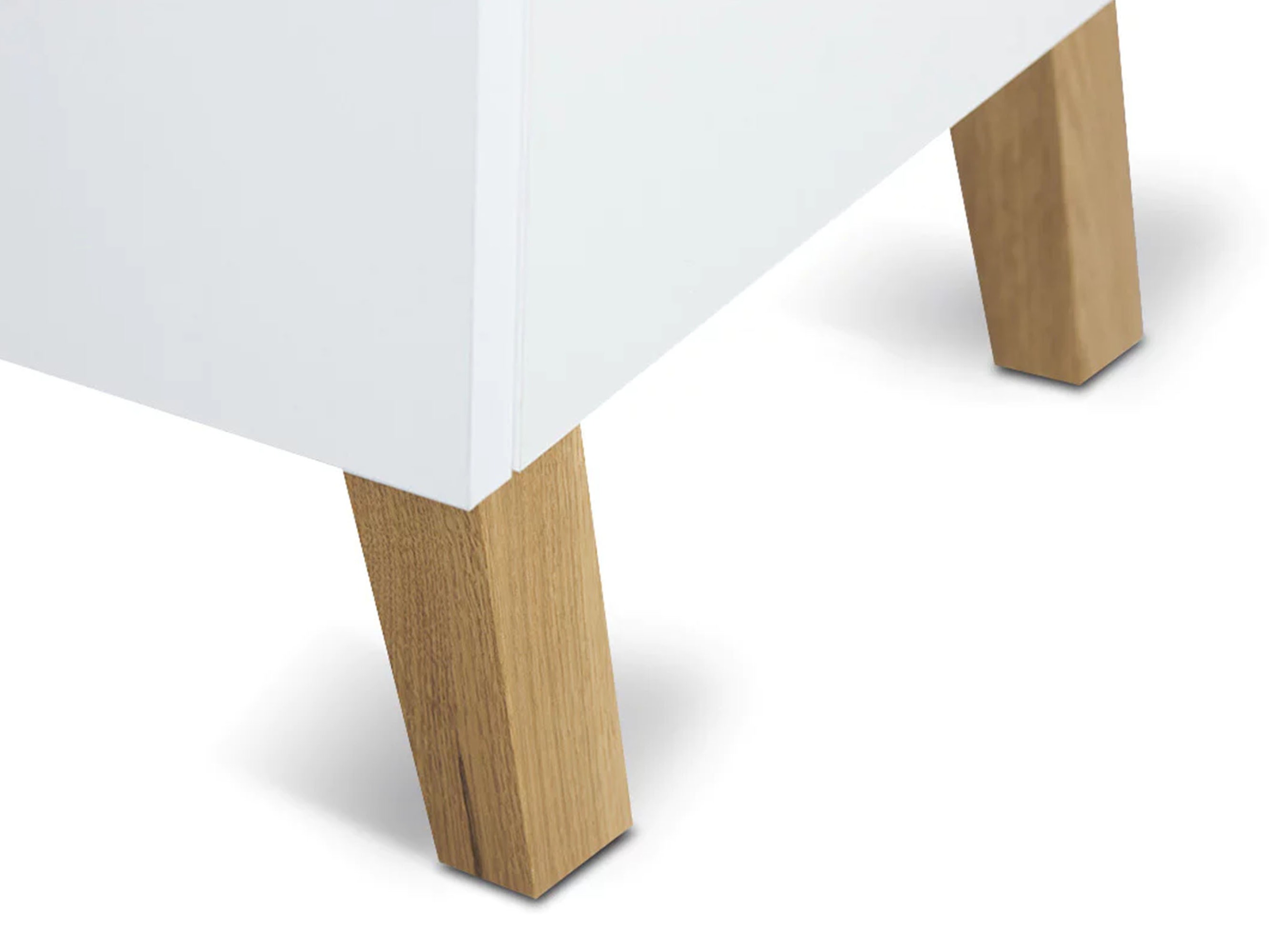 Komoda Fivbeli 100 (Bela + Hrast)