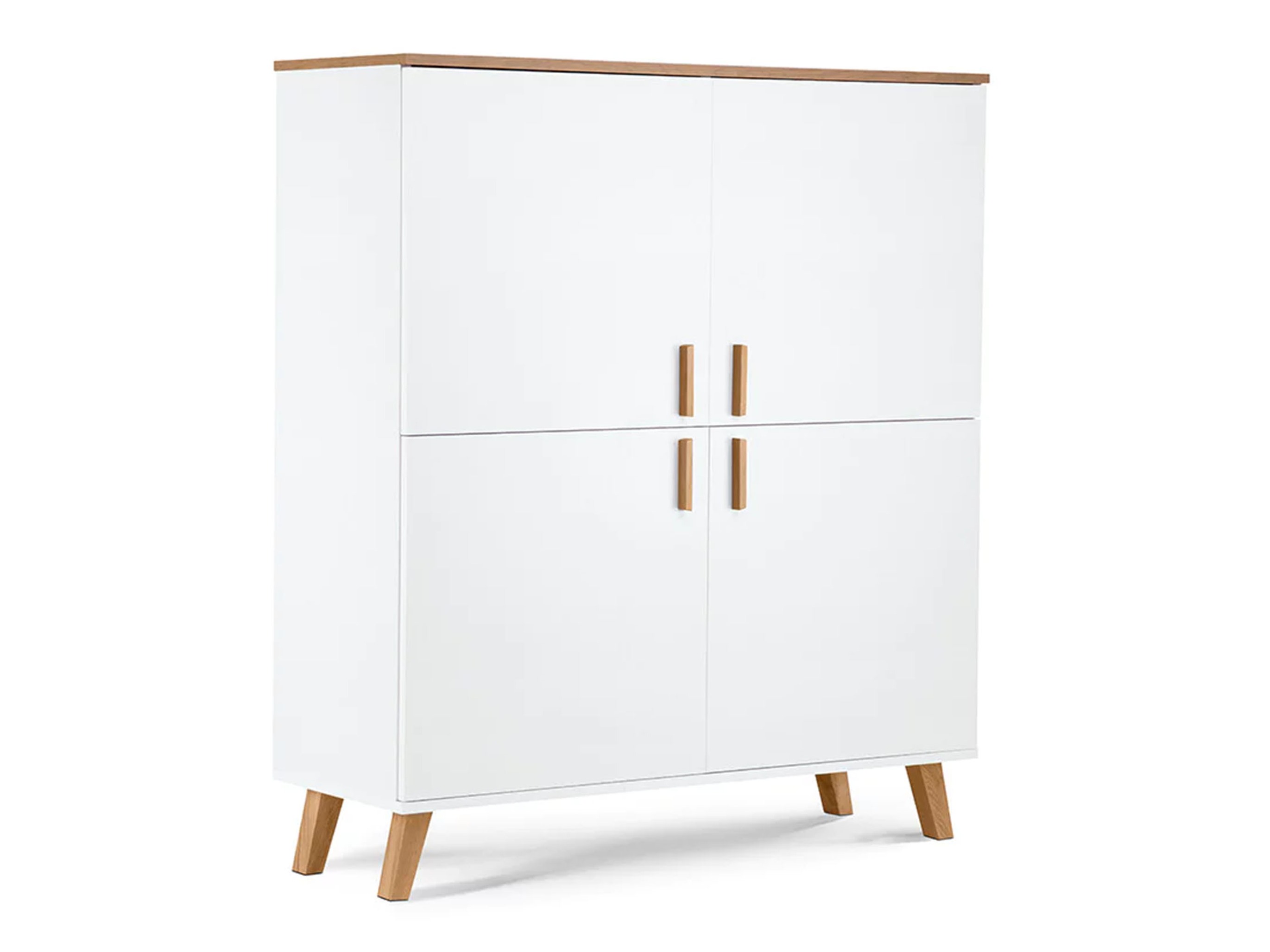 Omarica Fivbeli 107 (Bela + Hrast)