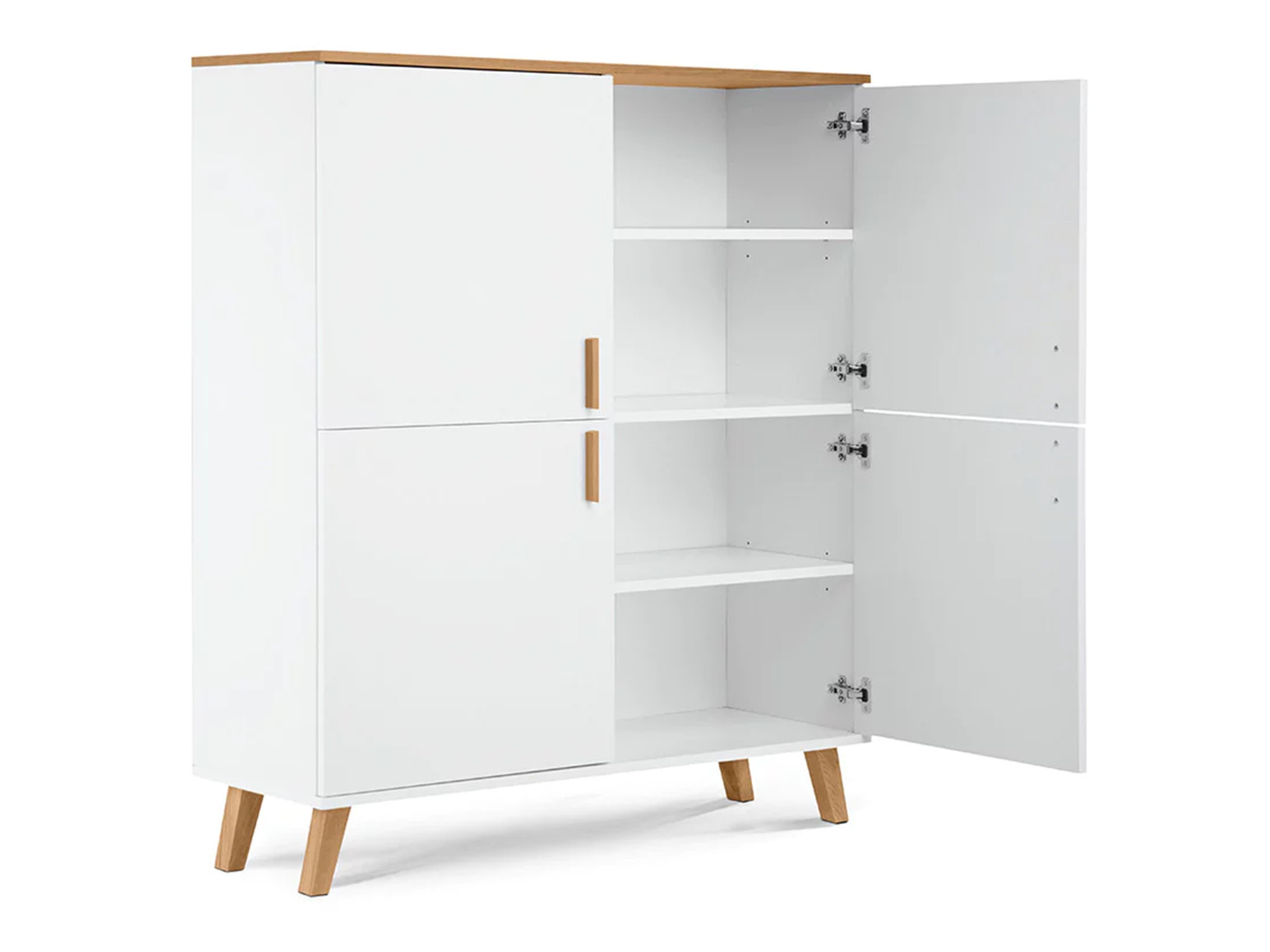 Omarica Fivbeli 107 (Bela + Hrast)