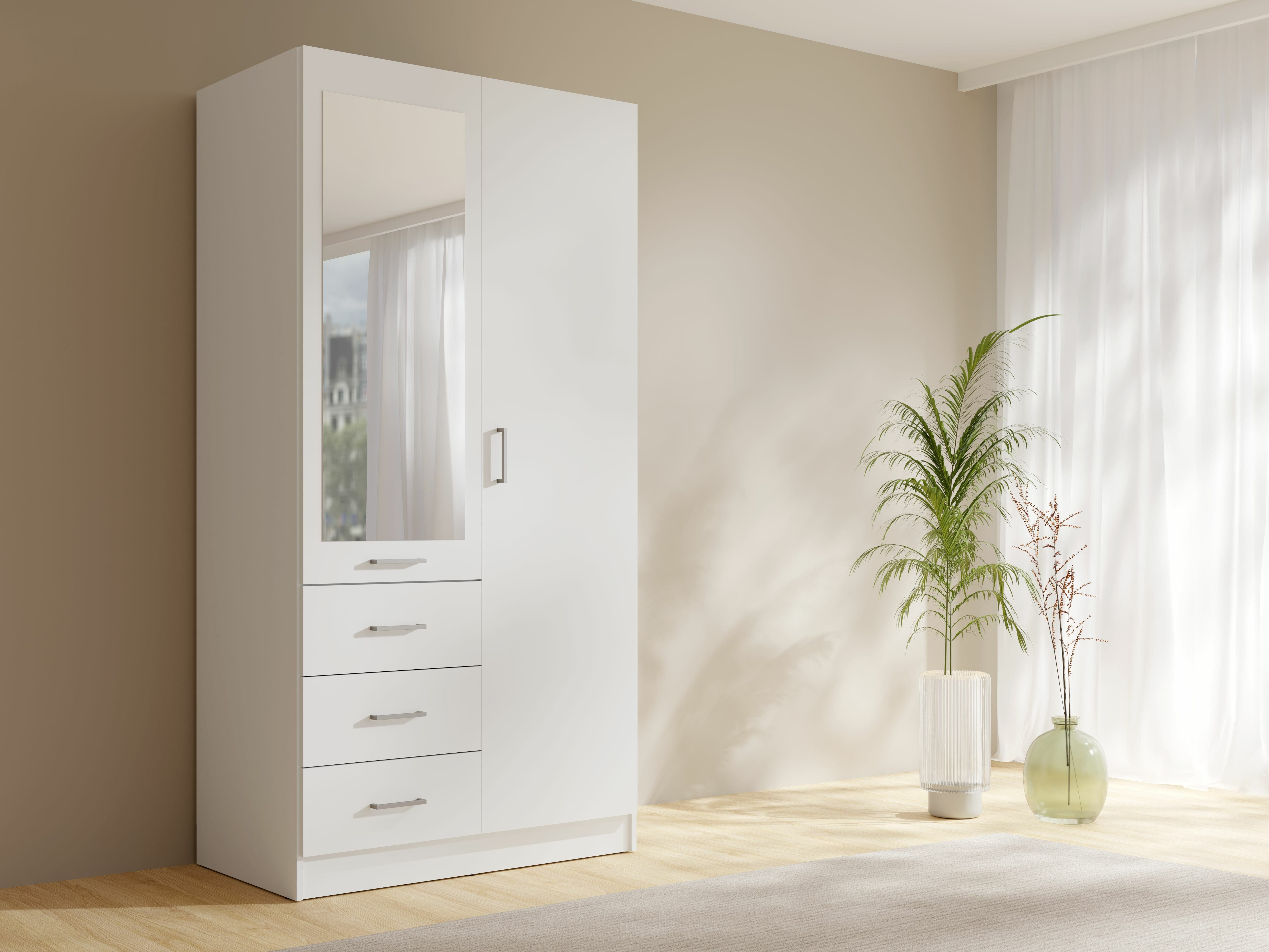 Garderobna omara Baytown 186 (Bela)