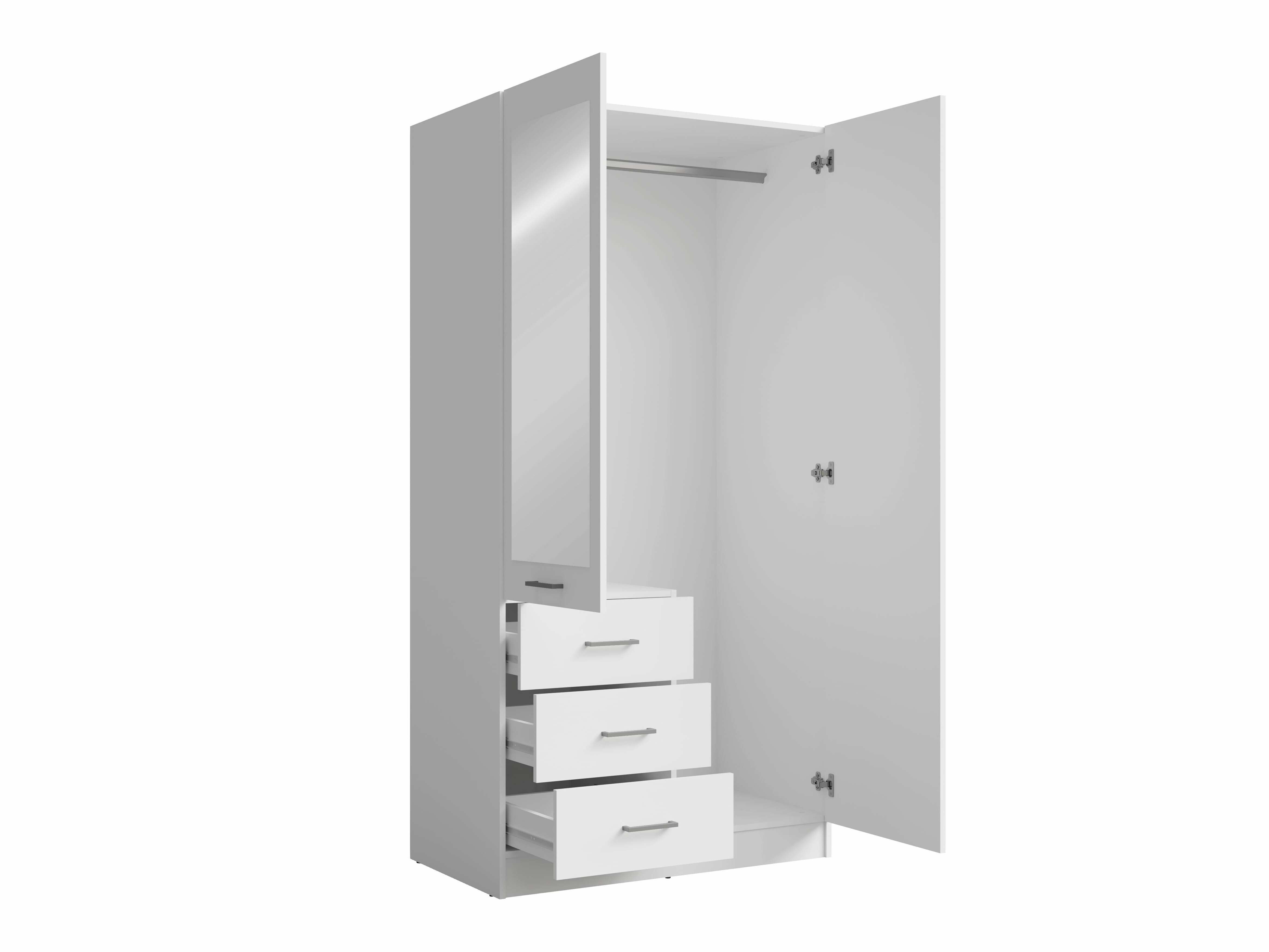 Garderobna omara Baytown 186 (Bela)