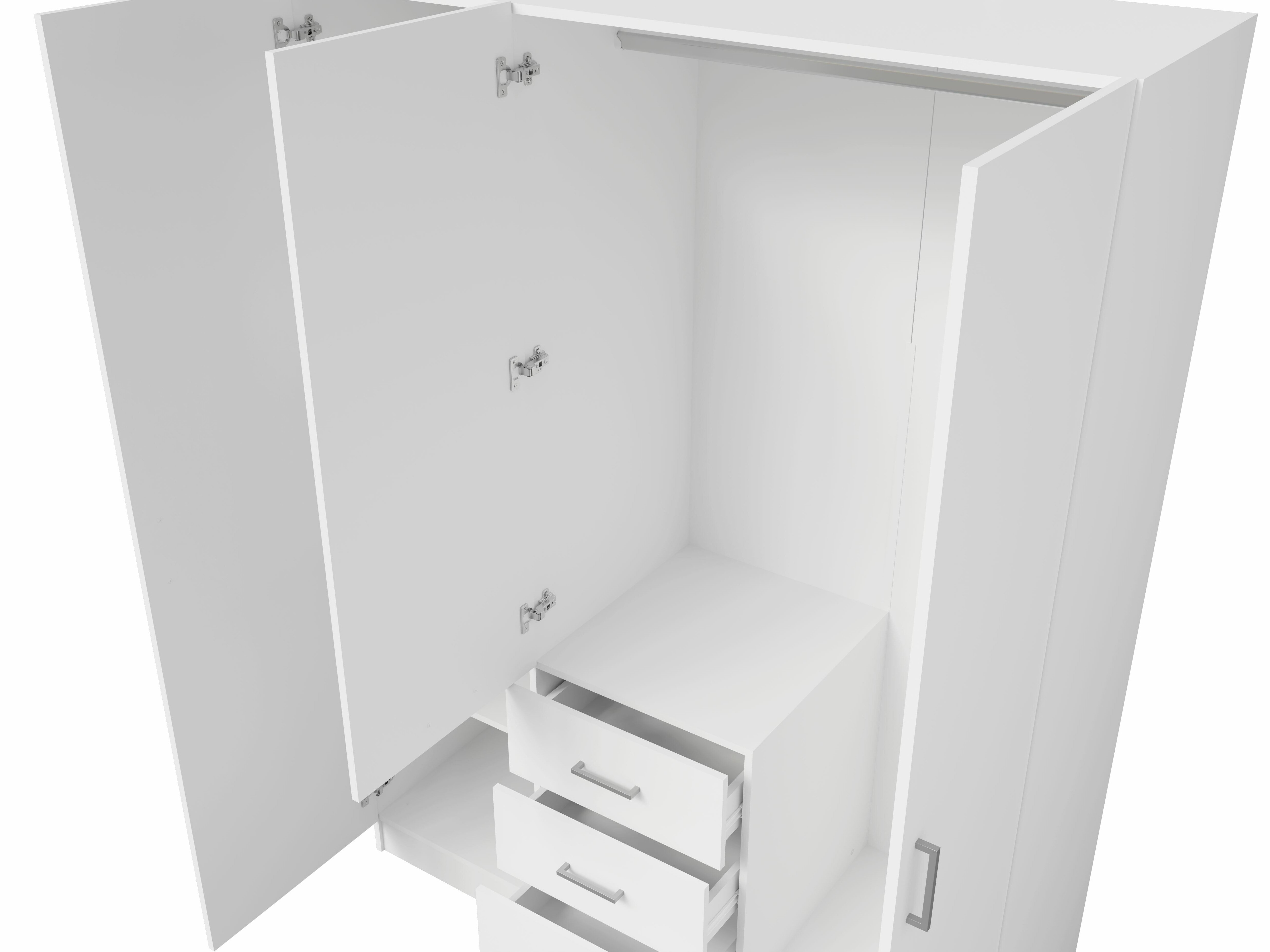 Garderobna omara Baytown 187 (Bela)