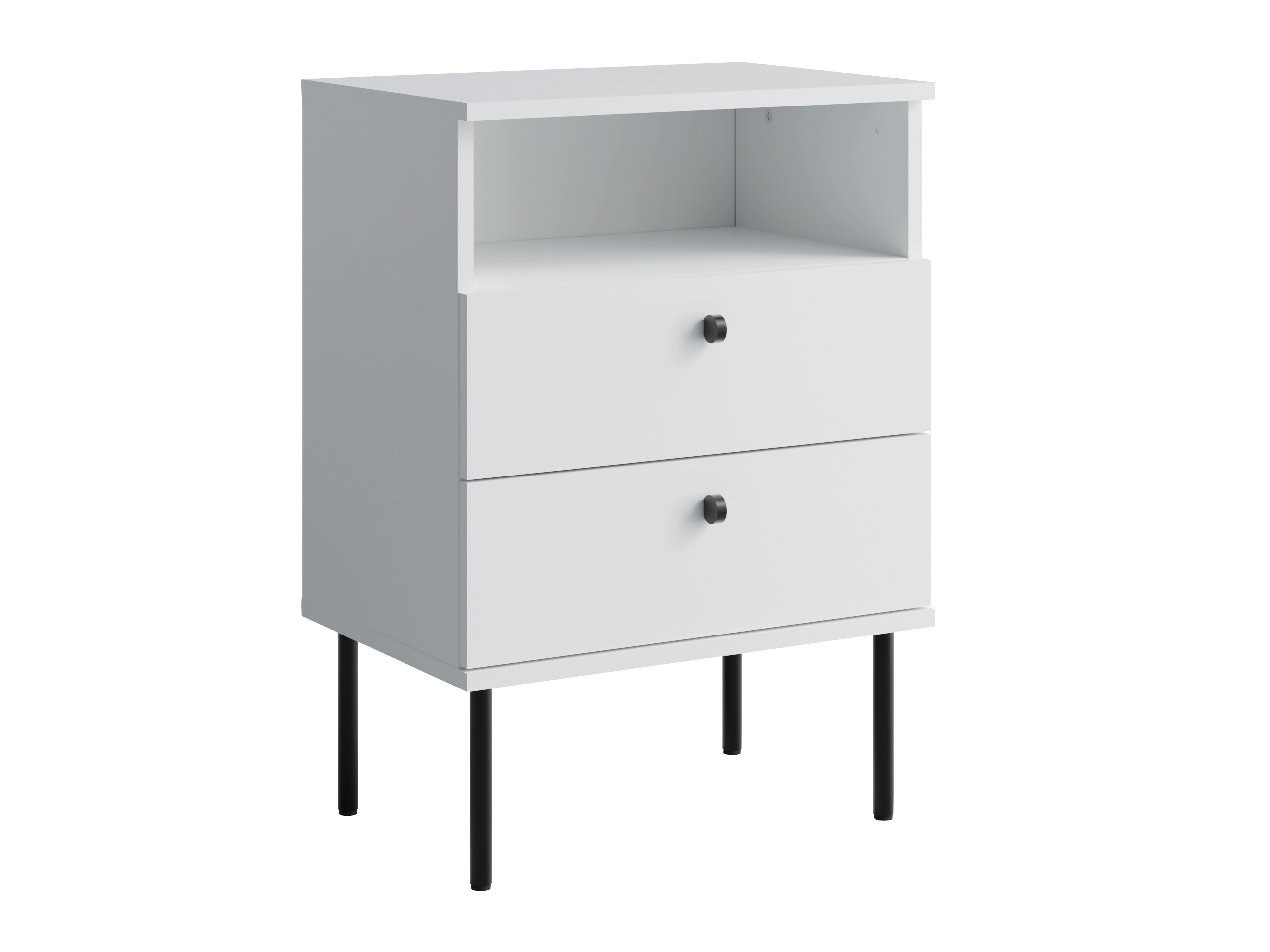 Nočna omarica Baytown 185 (Bela)