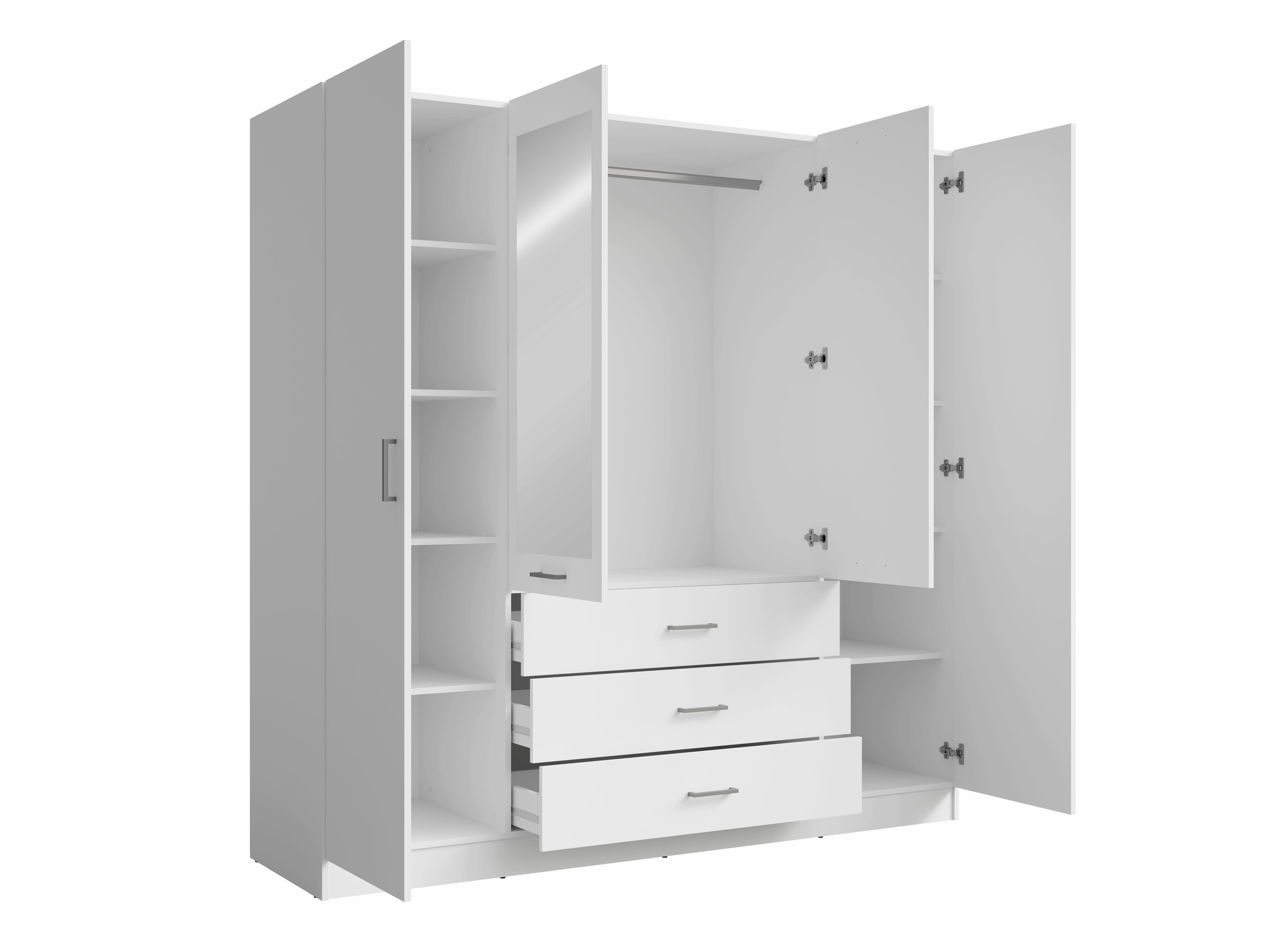 Garderobna omara Baytown 188 (Bela)