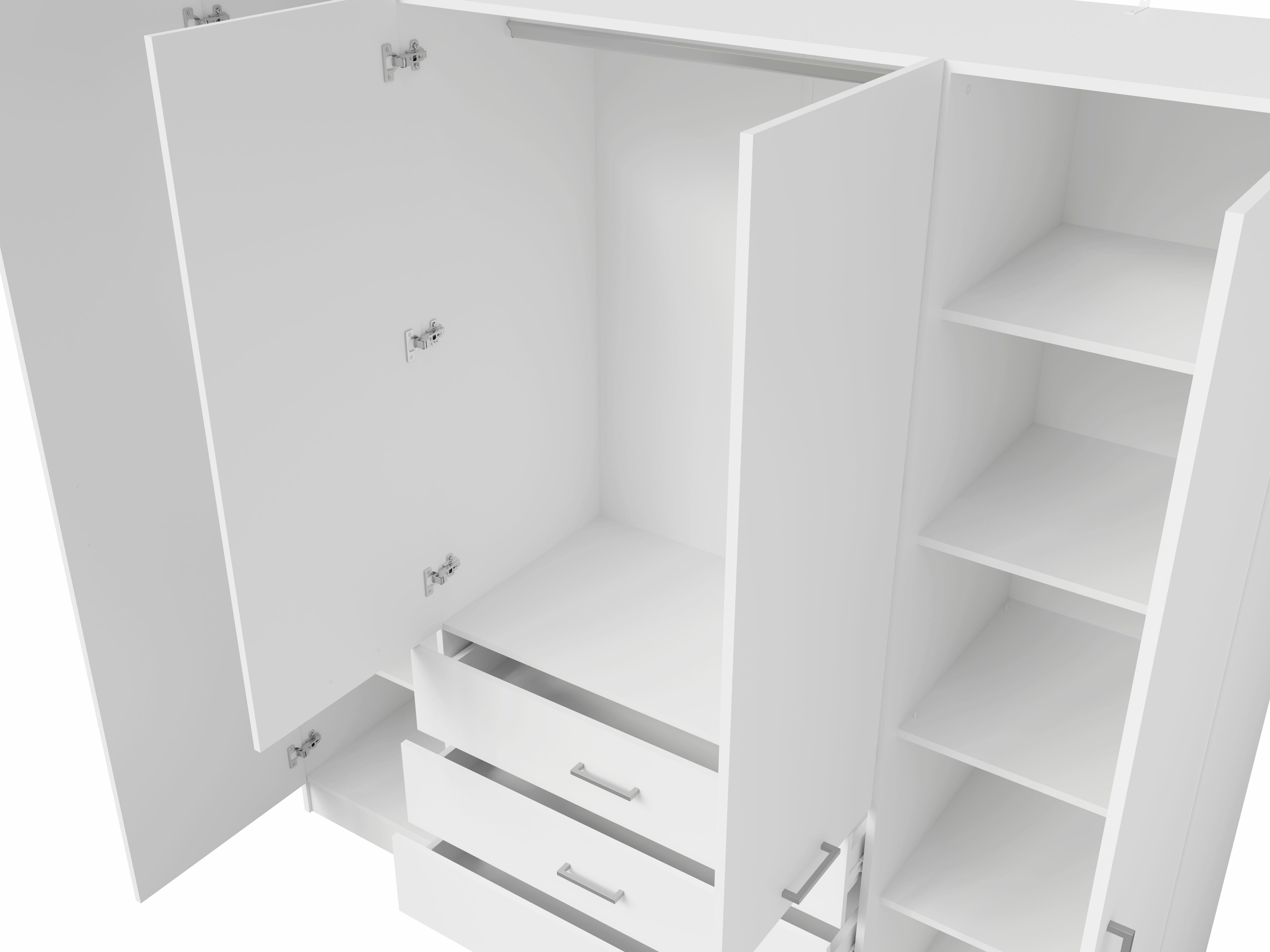 Garderobna omara Baytown 188 (Bela)