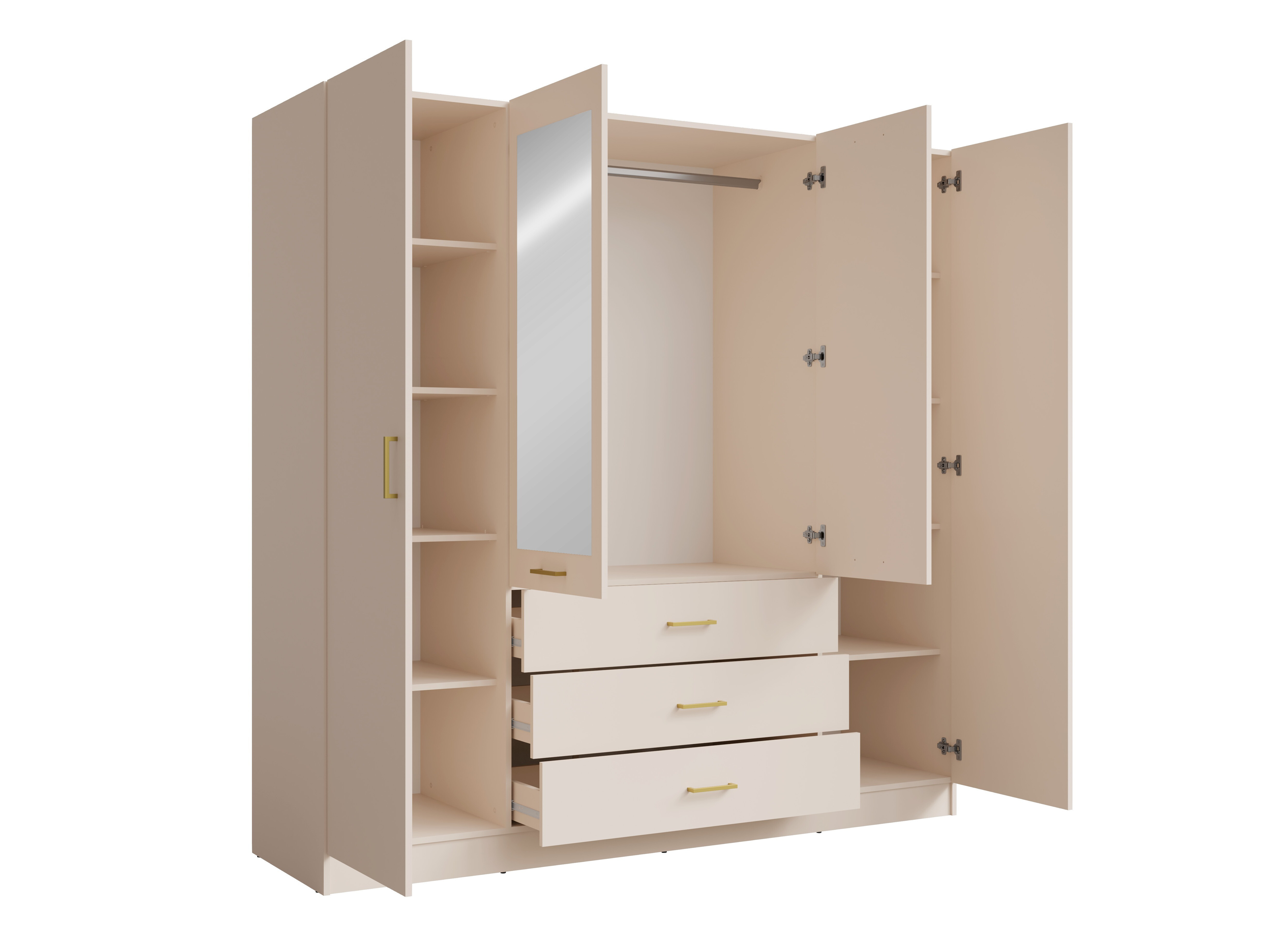 Garderobna omara Baytown 188 (Bež)