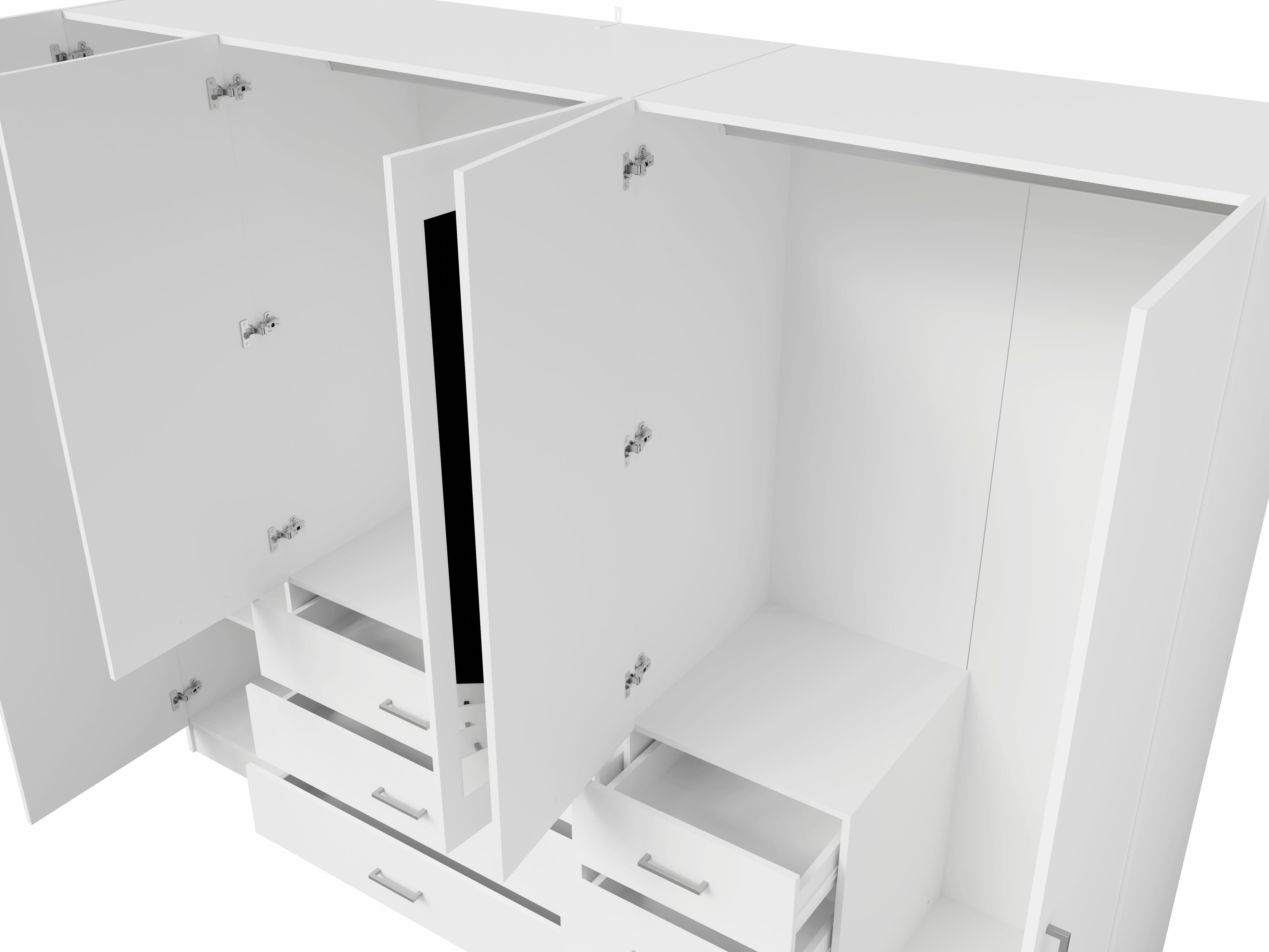 Garderobna omara Baytown 189 (Bela)