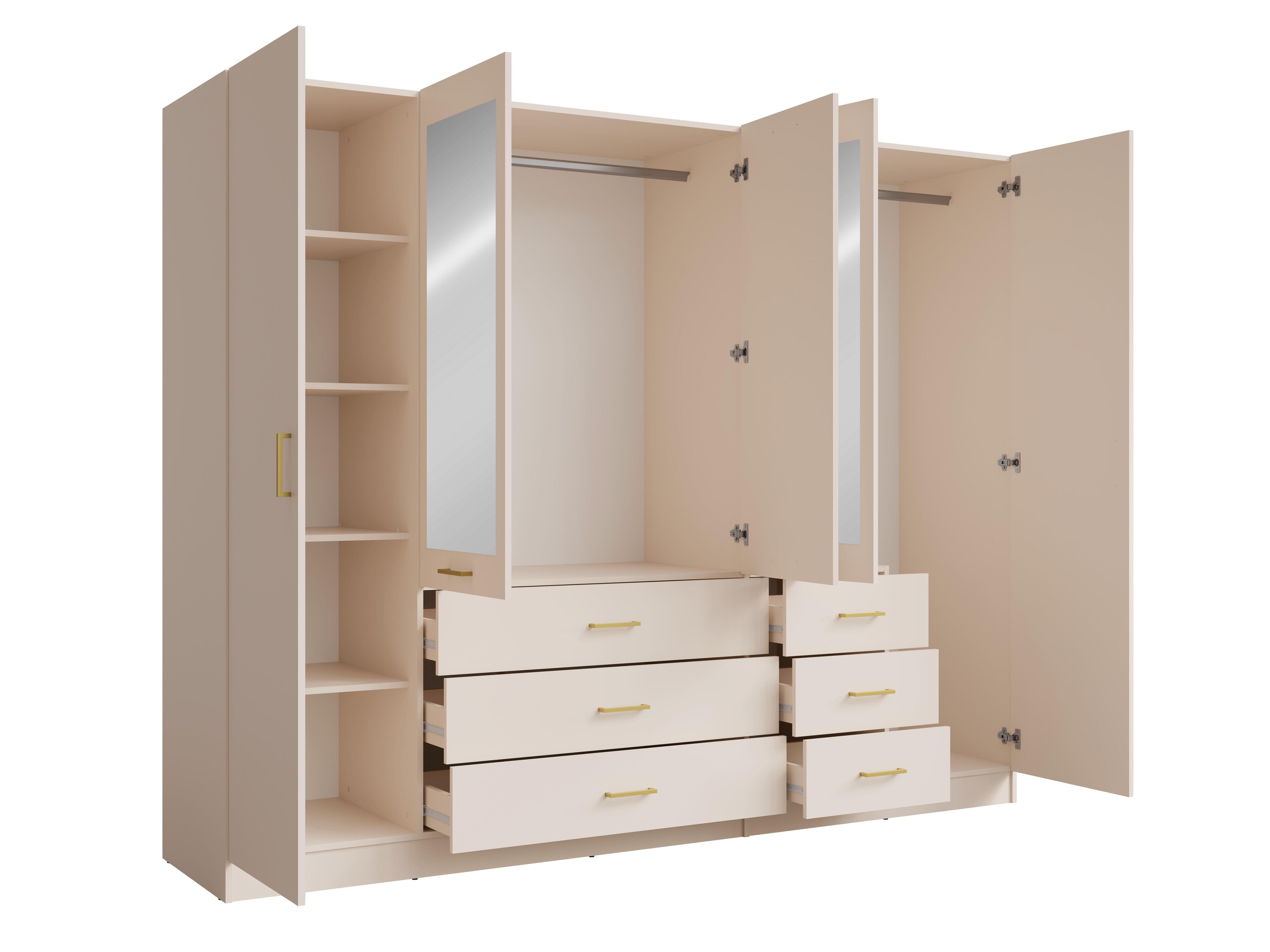 Garderobna omara Baytown 189 (Bež)