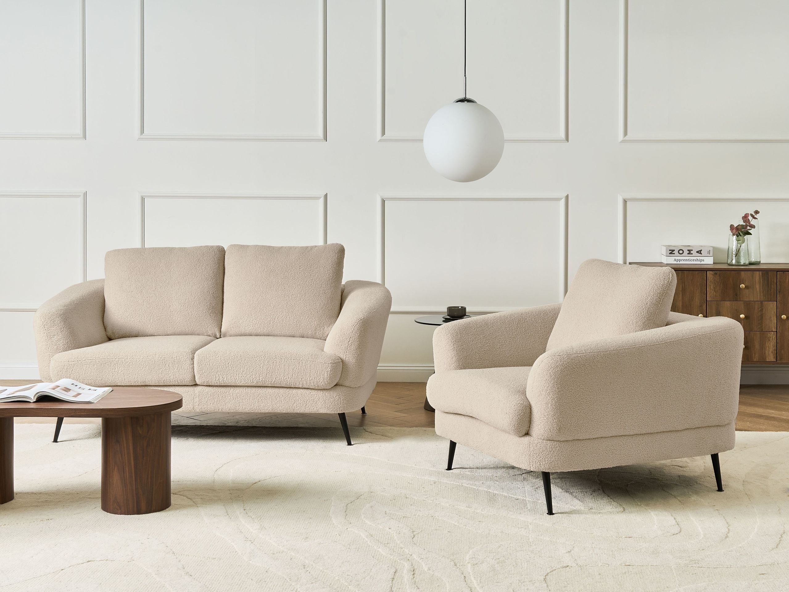 Fotelj Berwyn 2901 (Svetlo bež)