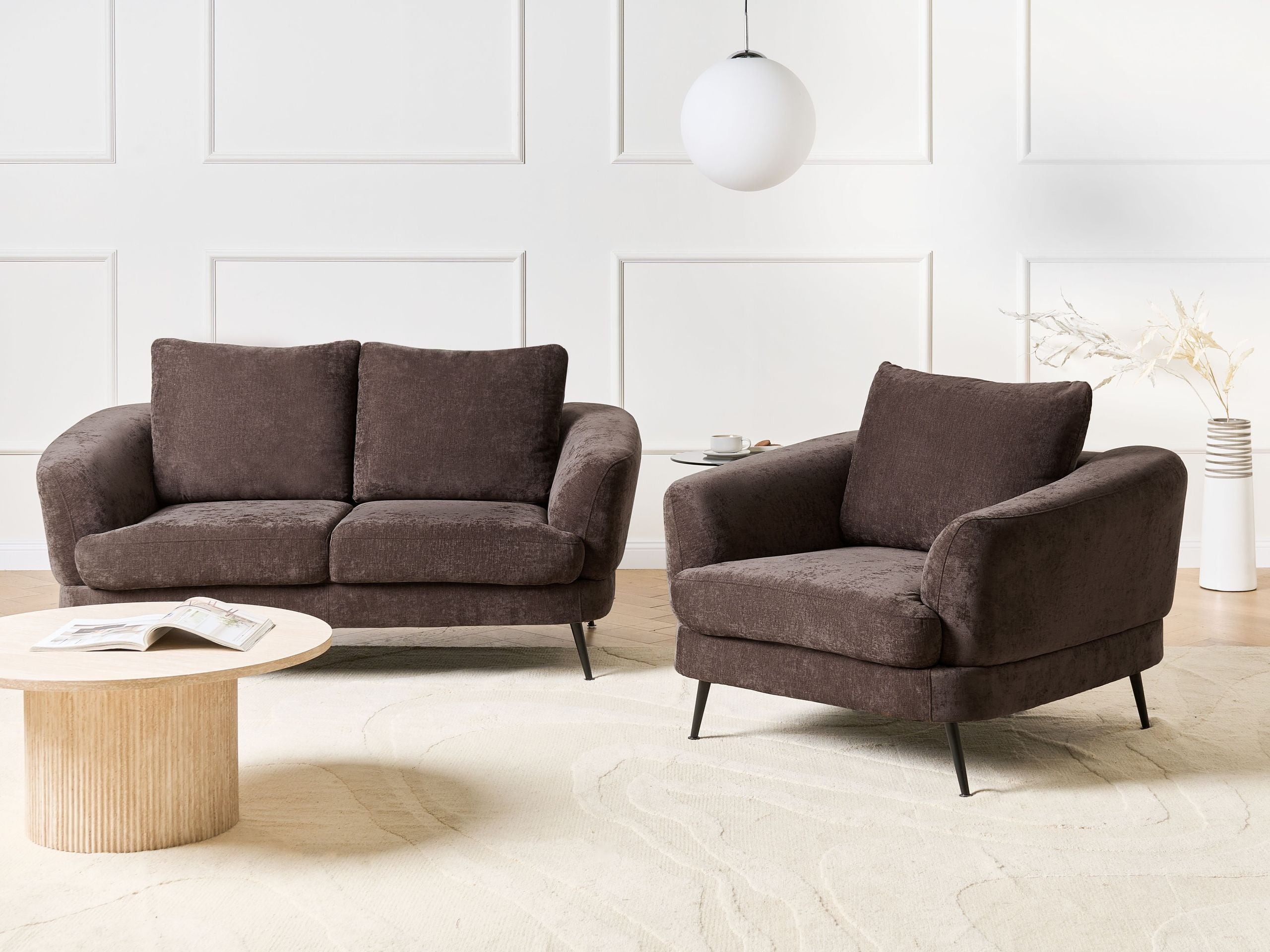 Fotelj Berwyn 2901 (Temno rjava)
