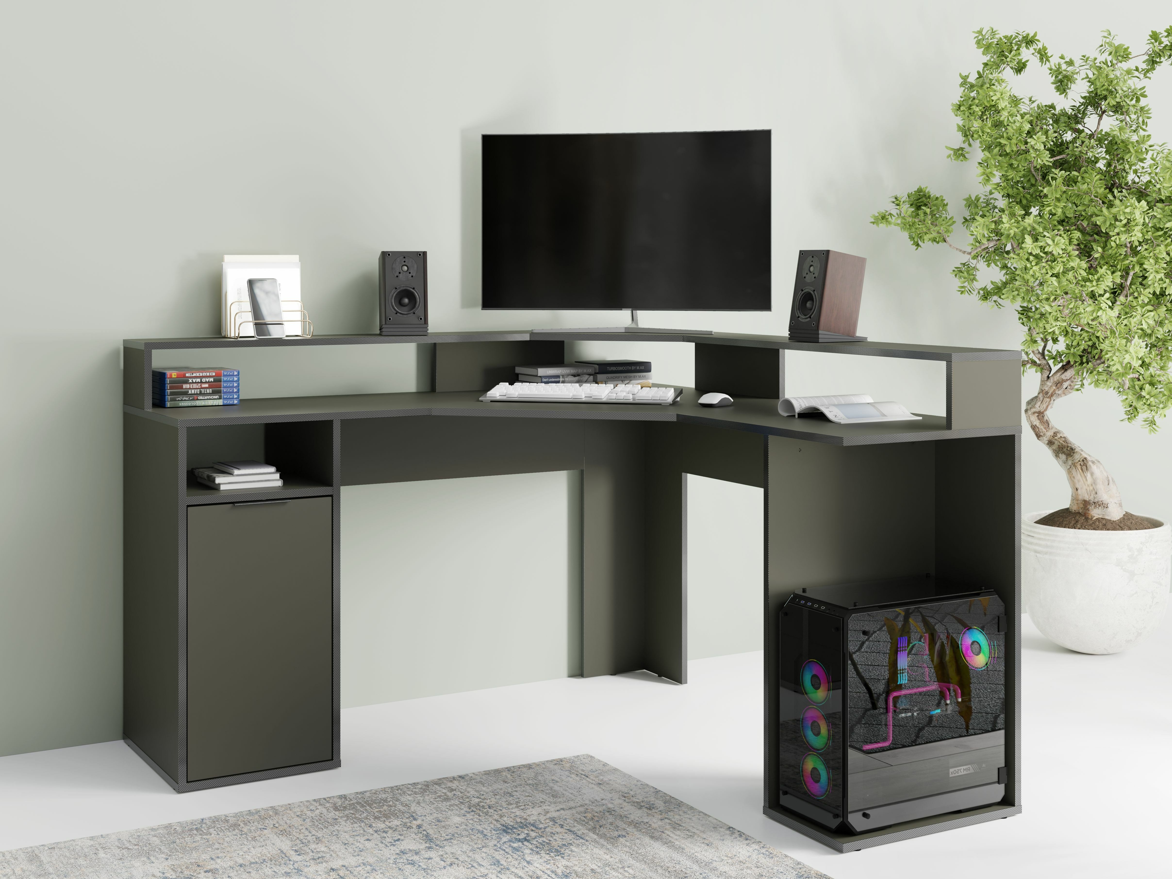 Kotna pisalna miza Baytown 195