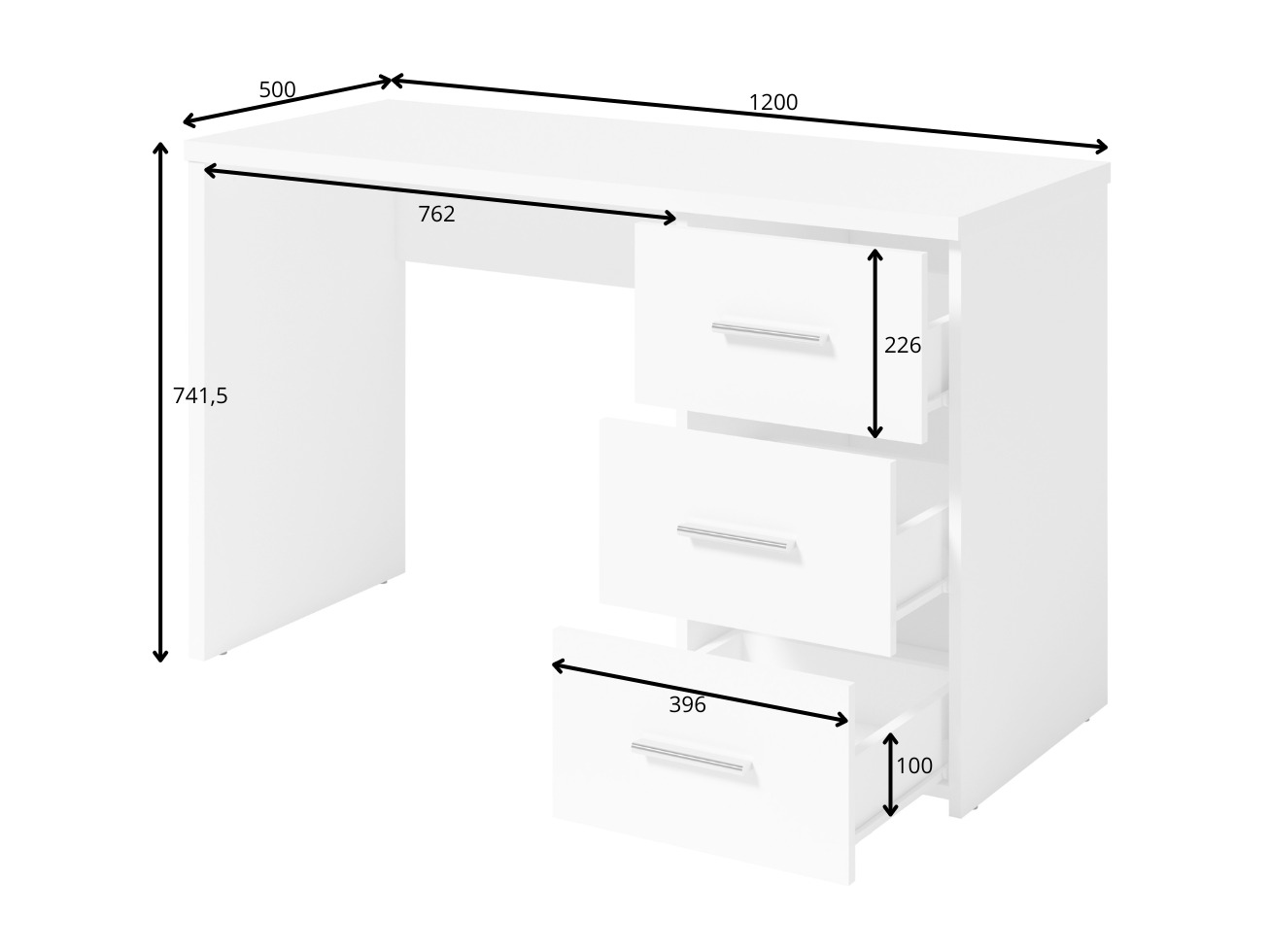 Pisalna miza Baytown 196