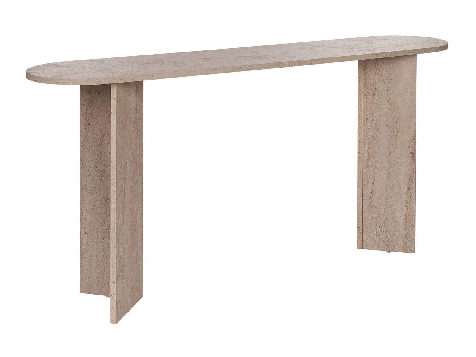 Konzolna miza Novato 133 (Svetel travertin)