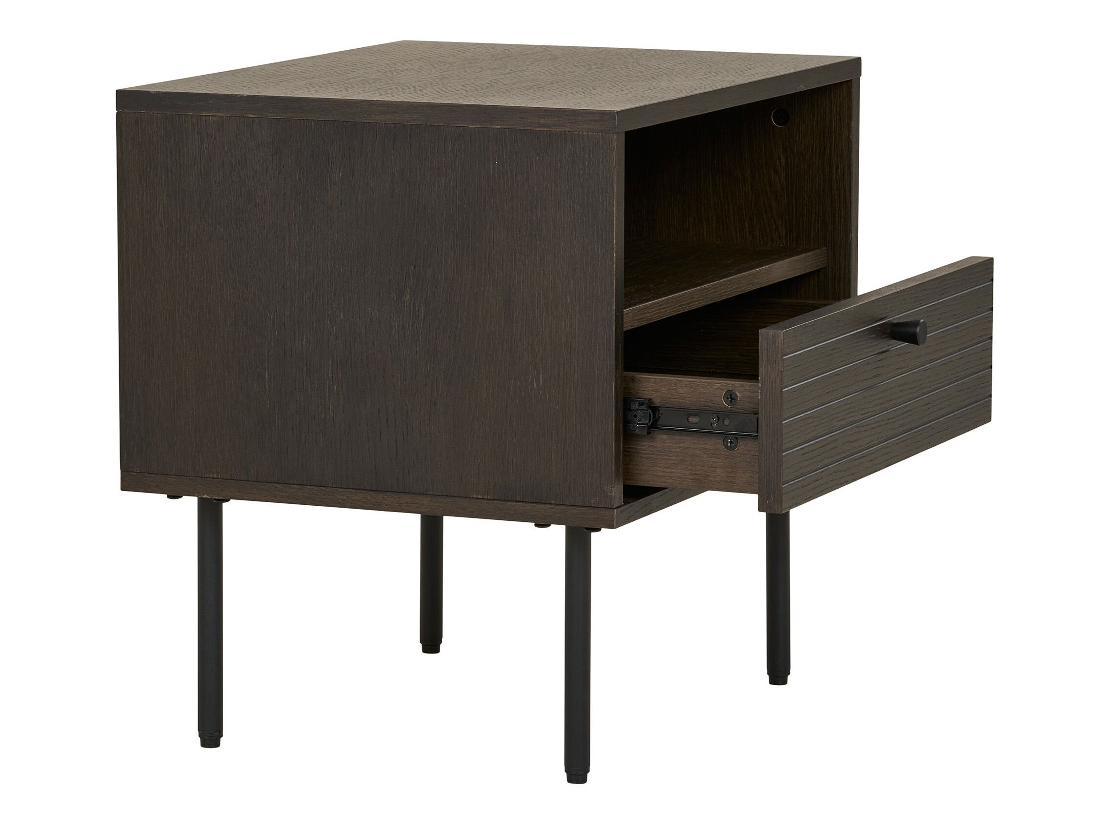 Nočna omarica Elbelme 100 (Temen hrast)