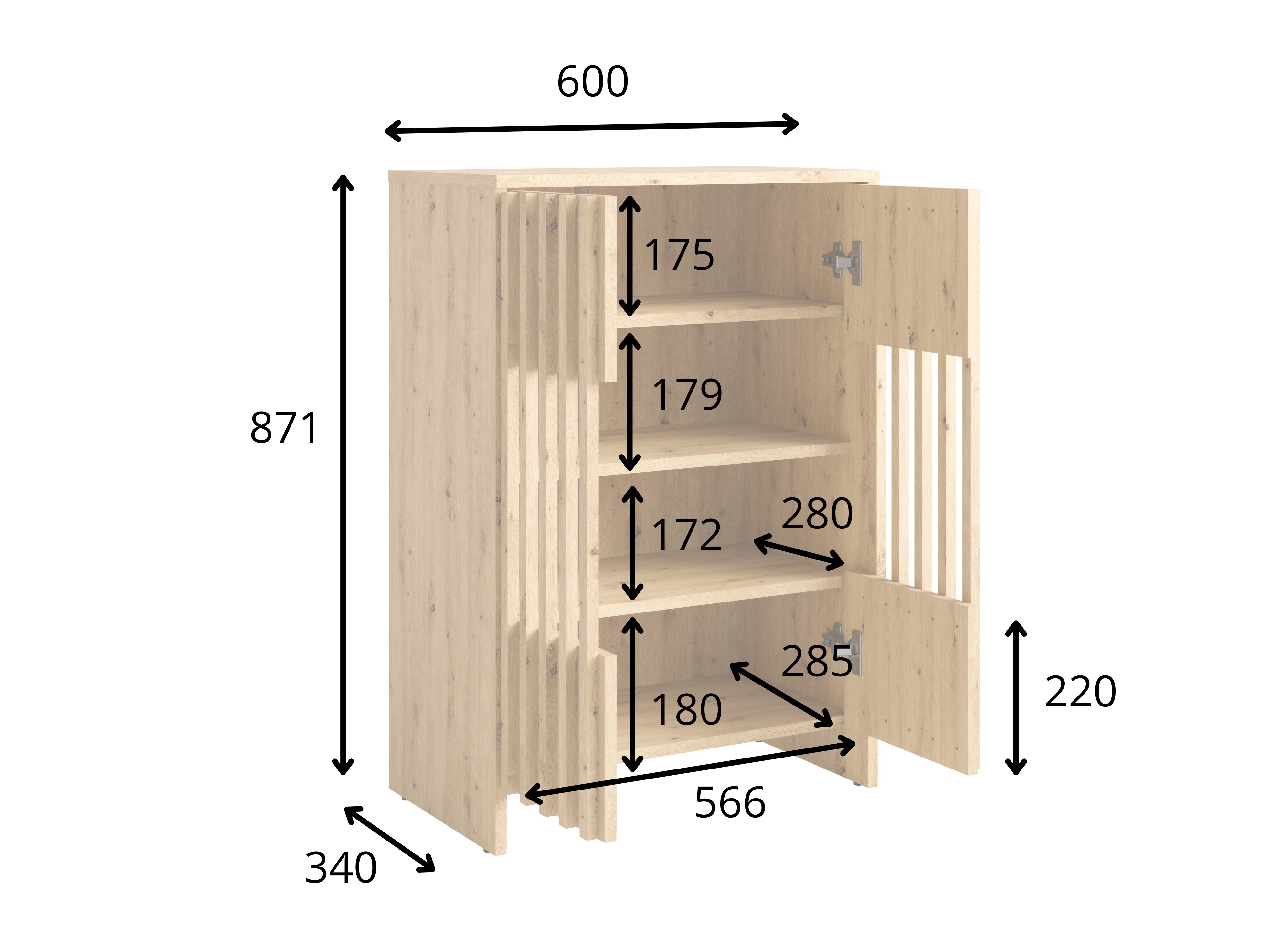 Omarica Baytown 205 (Črna)