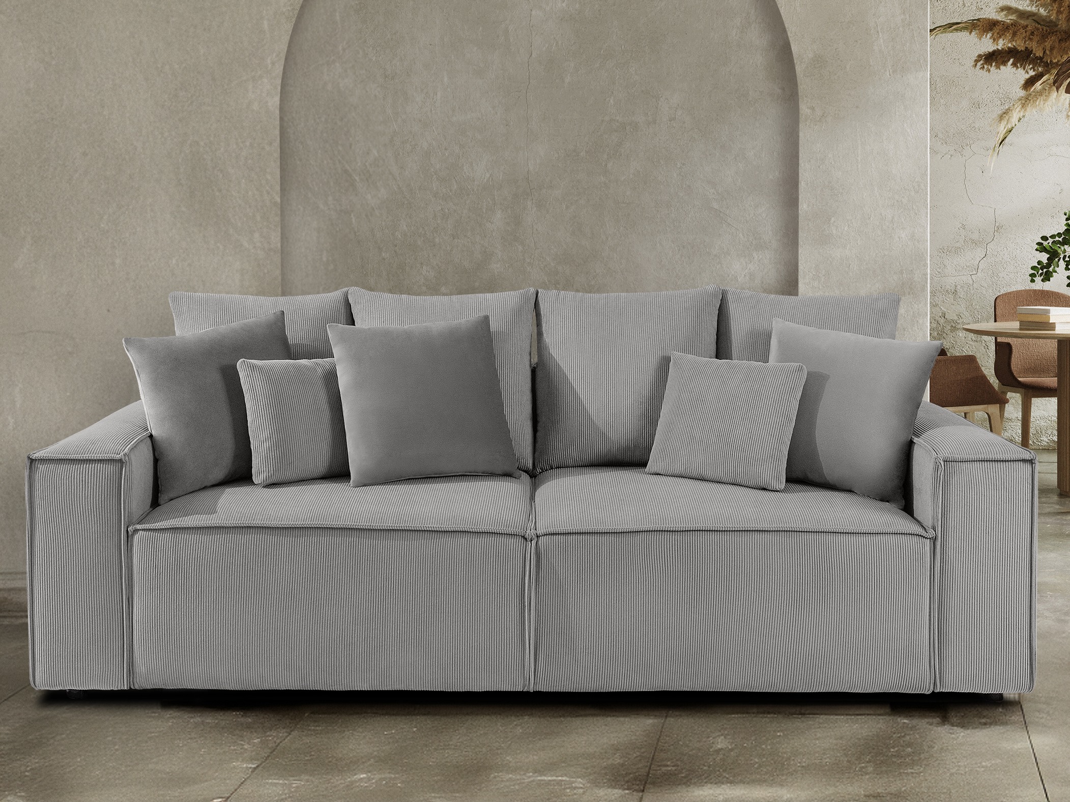 Raztegljiv kavč Temecula 104 (Svetlo siva)