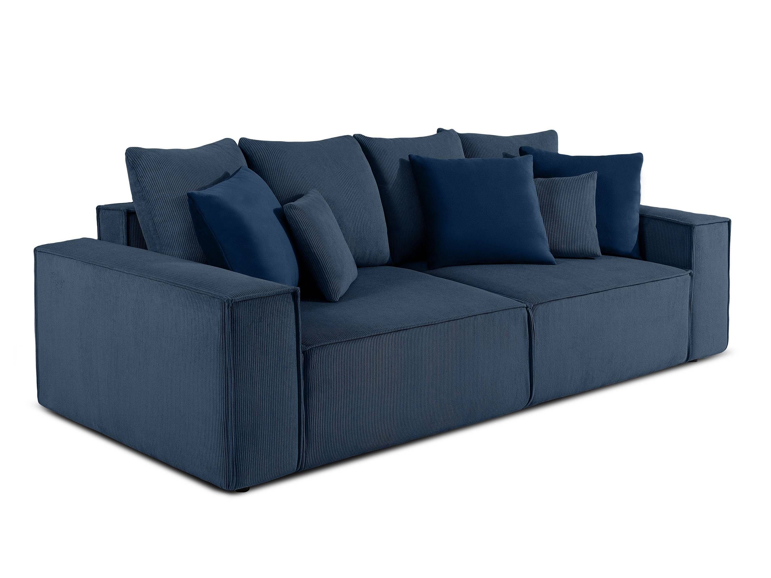 Raztegljiv kavč Temecula 104 (Temno modra)