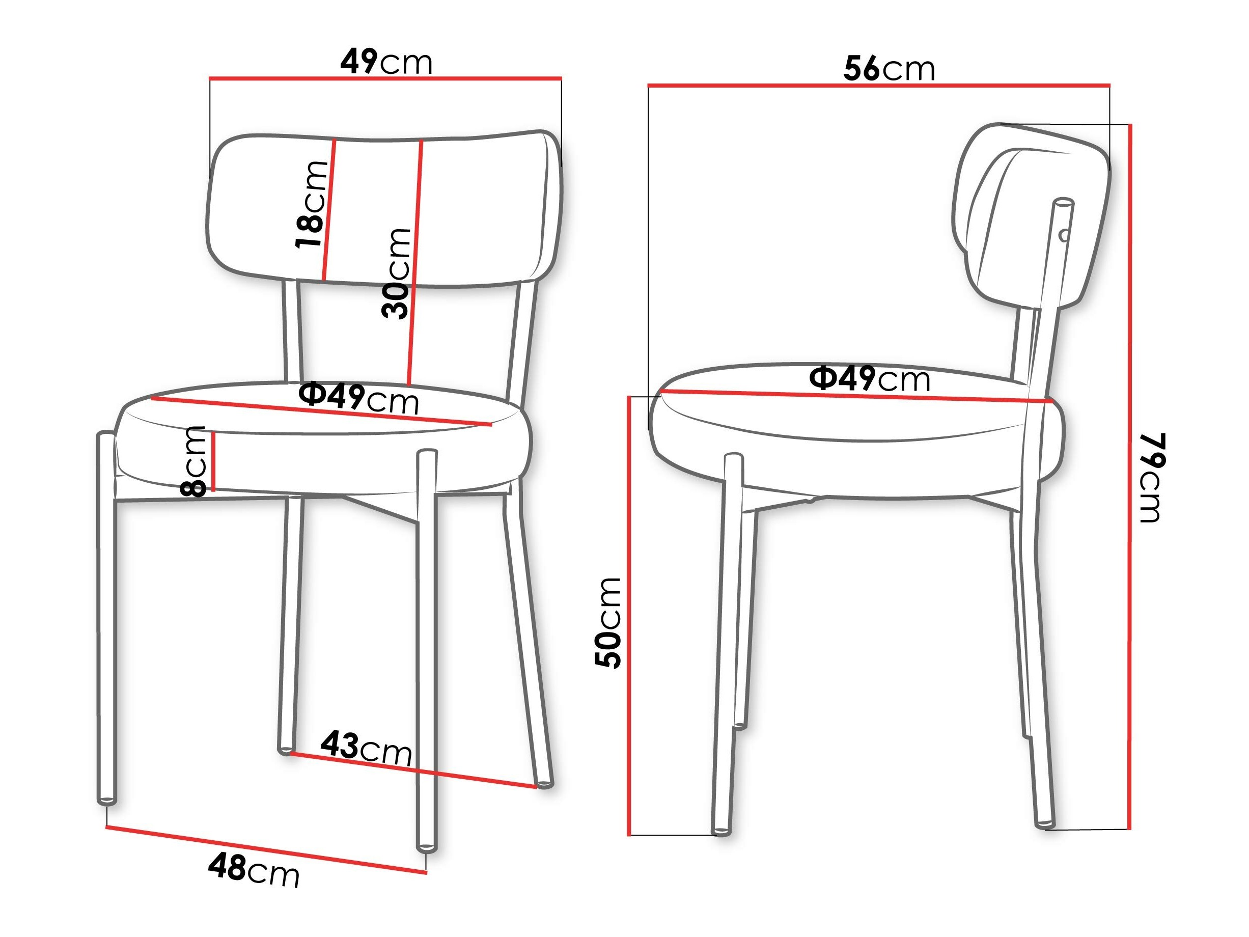 Stol Comfivo 470 (Krema)