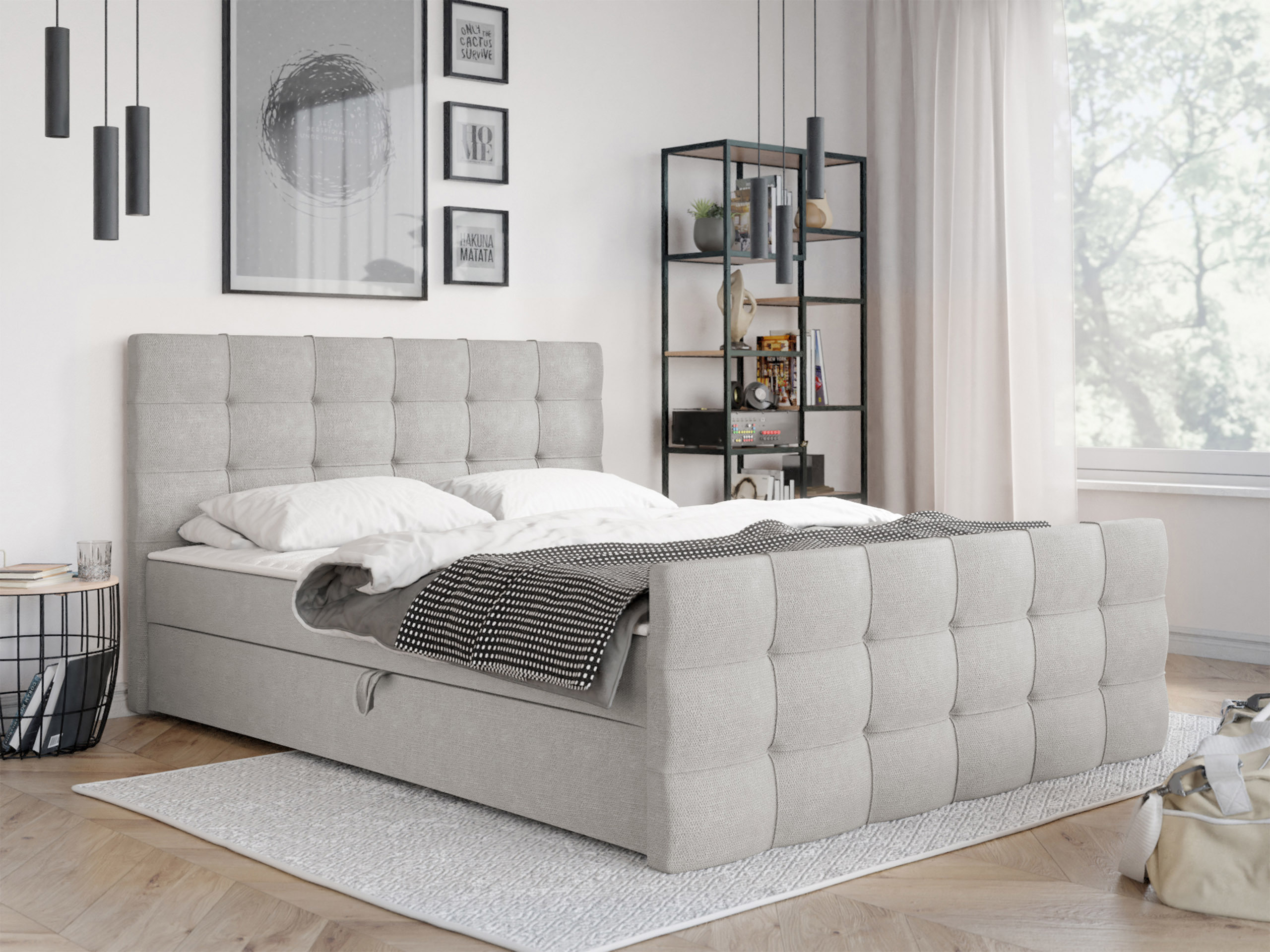 Boxspring postelja Memphis 100 (Rico 20)