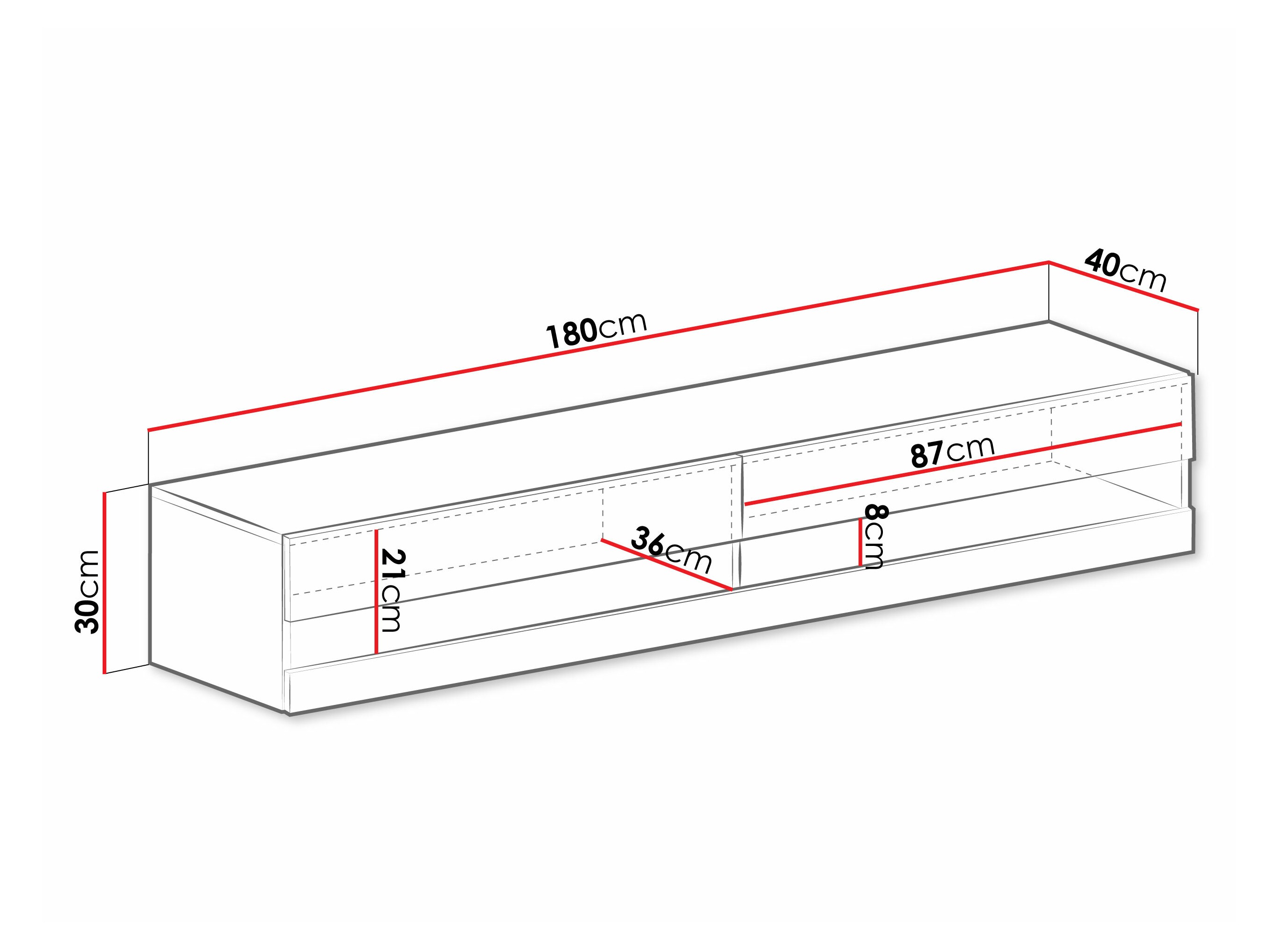 TV-omarica Vilrin (Bela + Sijaj bela)
