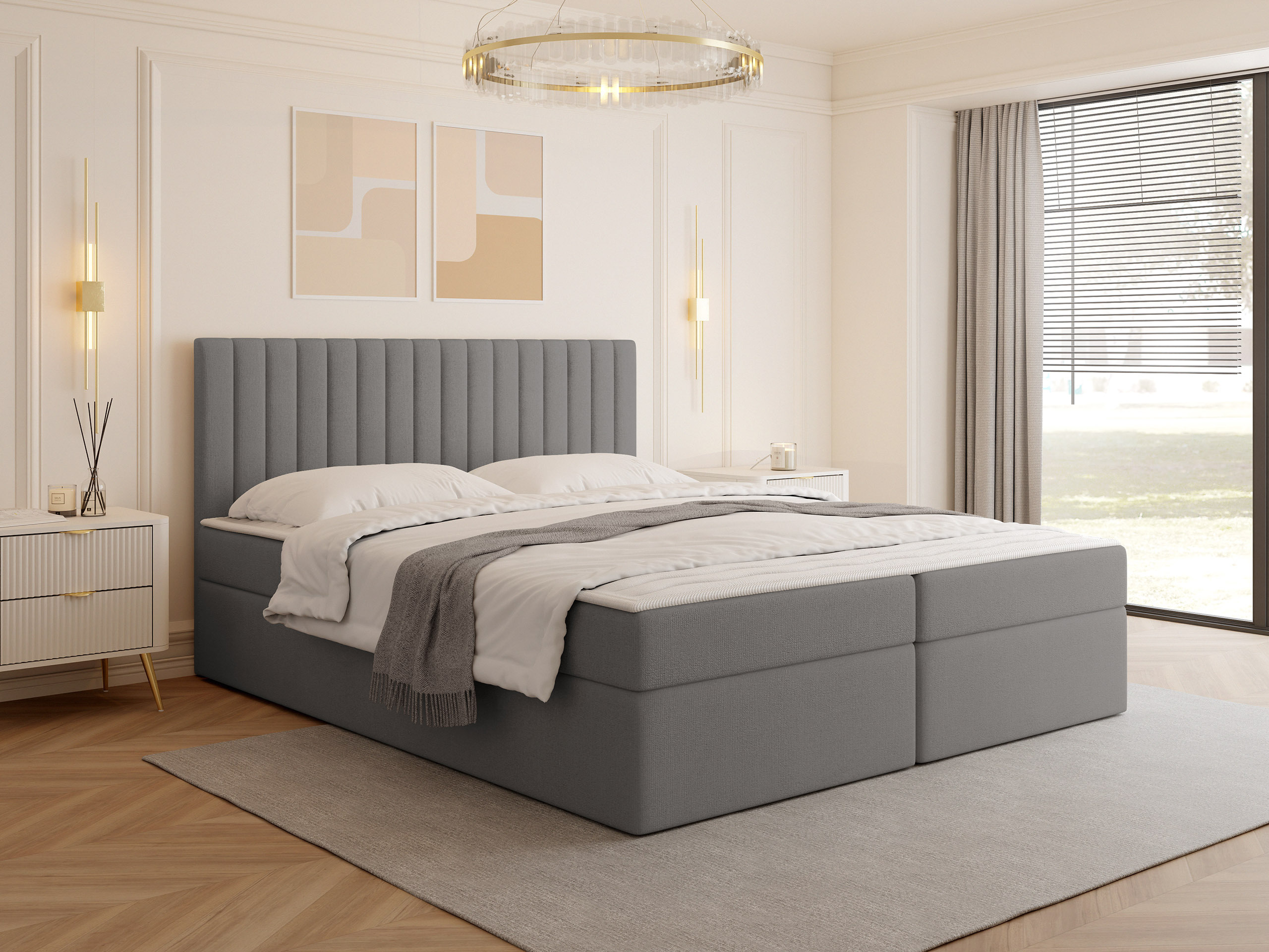 Boxspring postelja Comfivo Apis I (Polo 894)