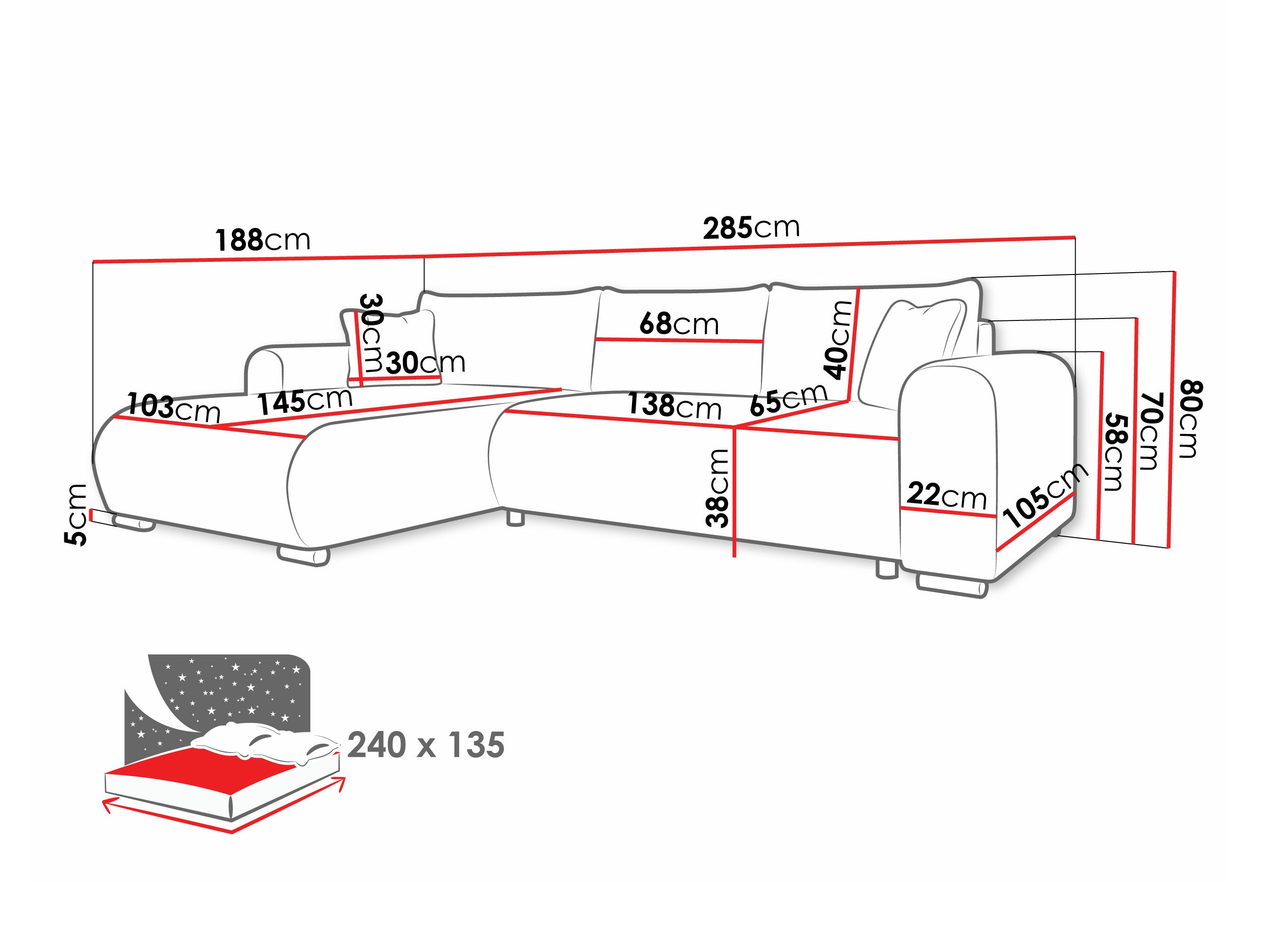 Kotna garnitura Comfivo 410 (Poso 100)