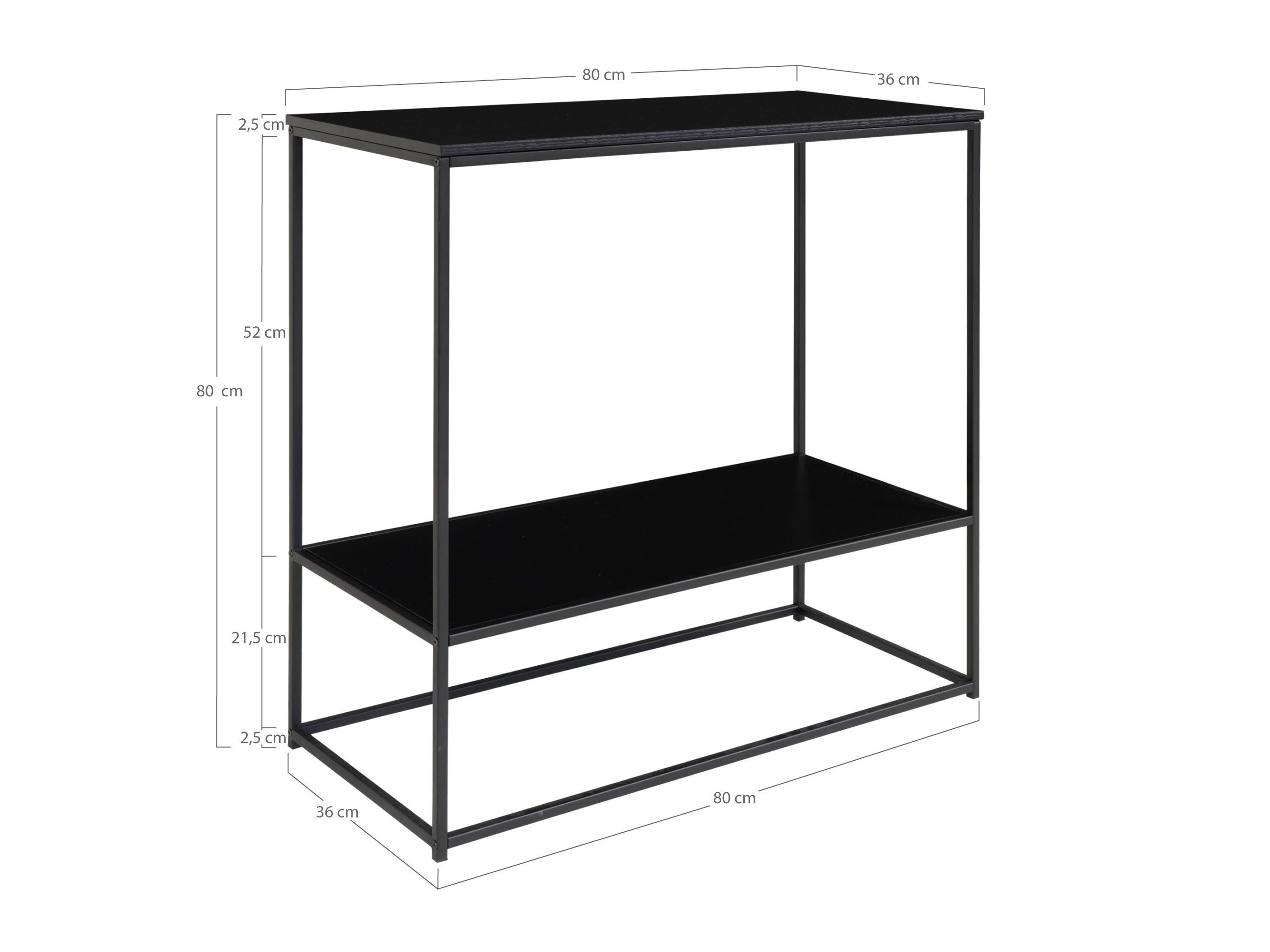 Konzolna miza Sorbeni 110 (Črna)