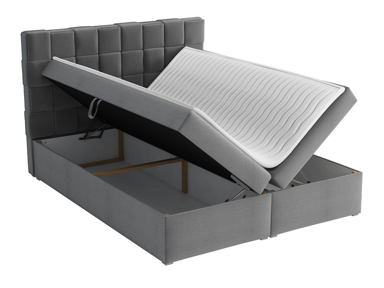 Boxspring postelja Pomona 117 (Kronos 02)