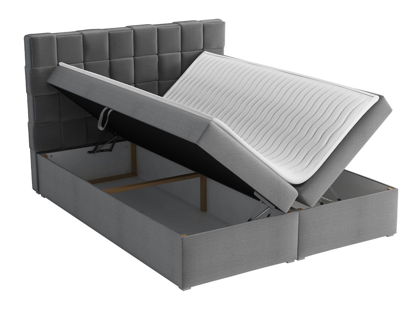 Boxspring postelja Pomona 117 (Kronos 09)