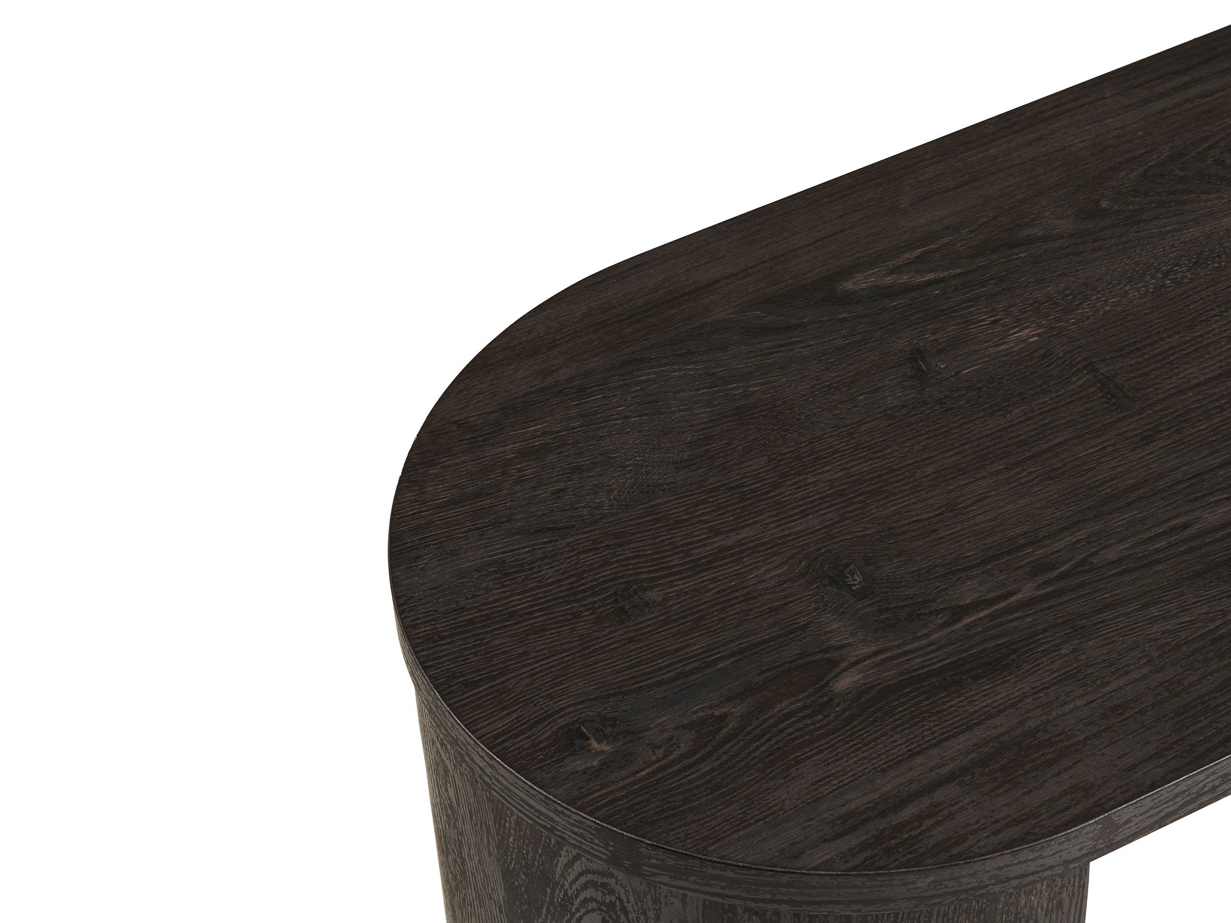 Konzolna miza Brea 103 (Temno rjava)