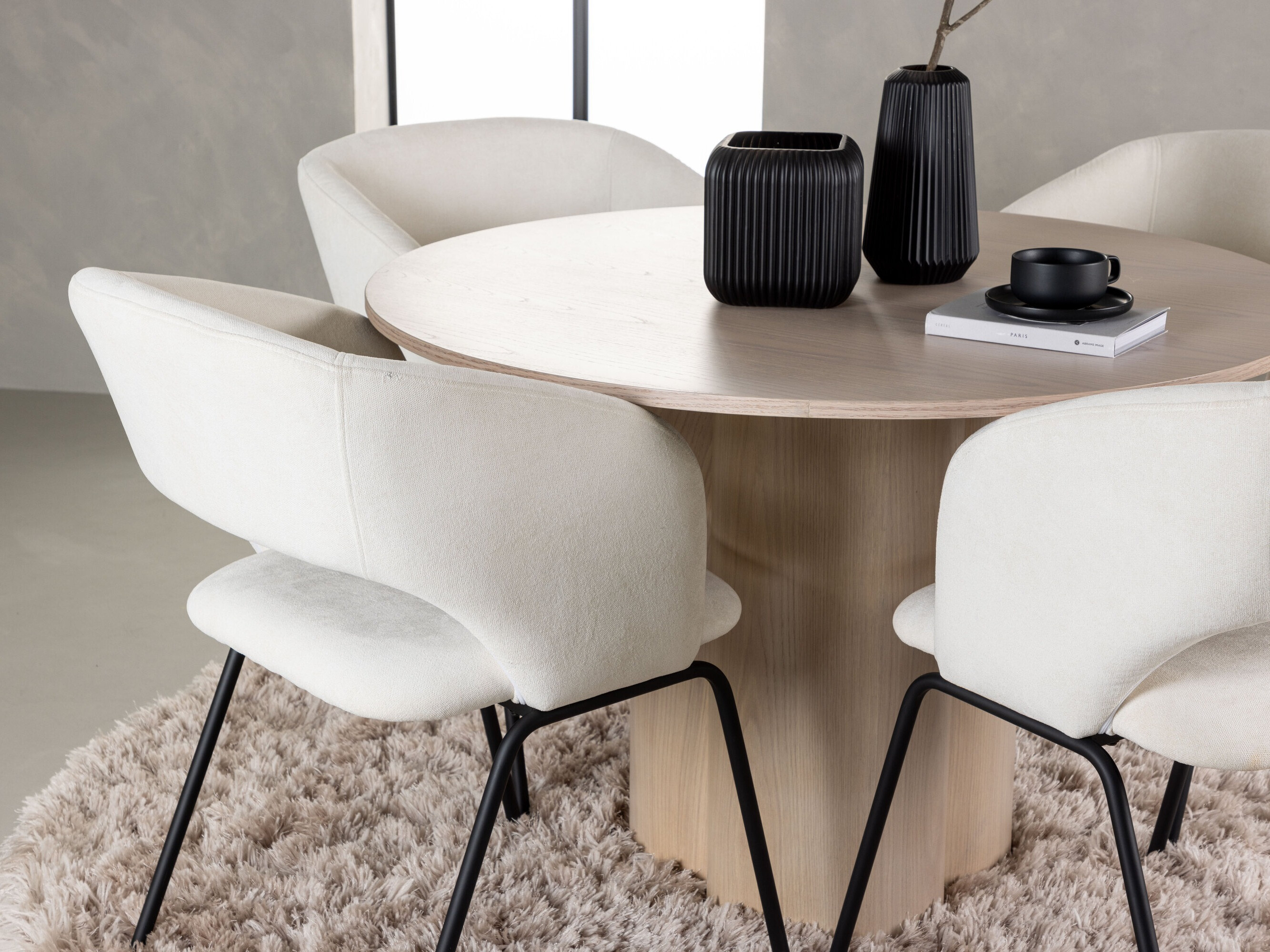 Jedilniški komplet Dallas 5132 (Svetel les)