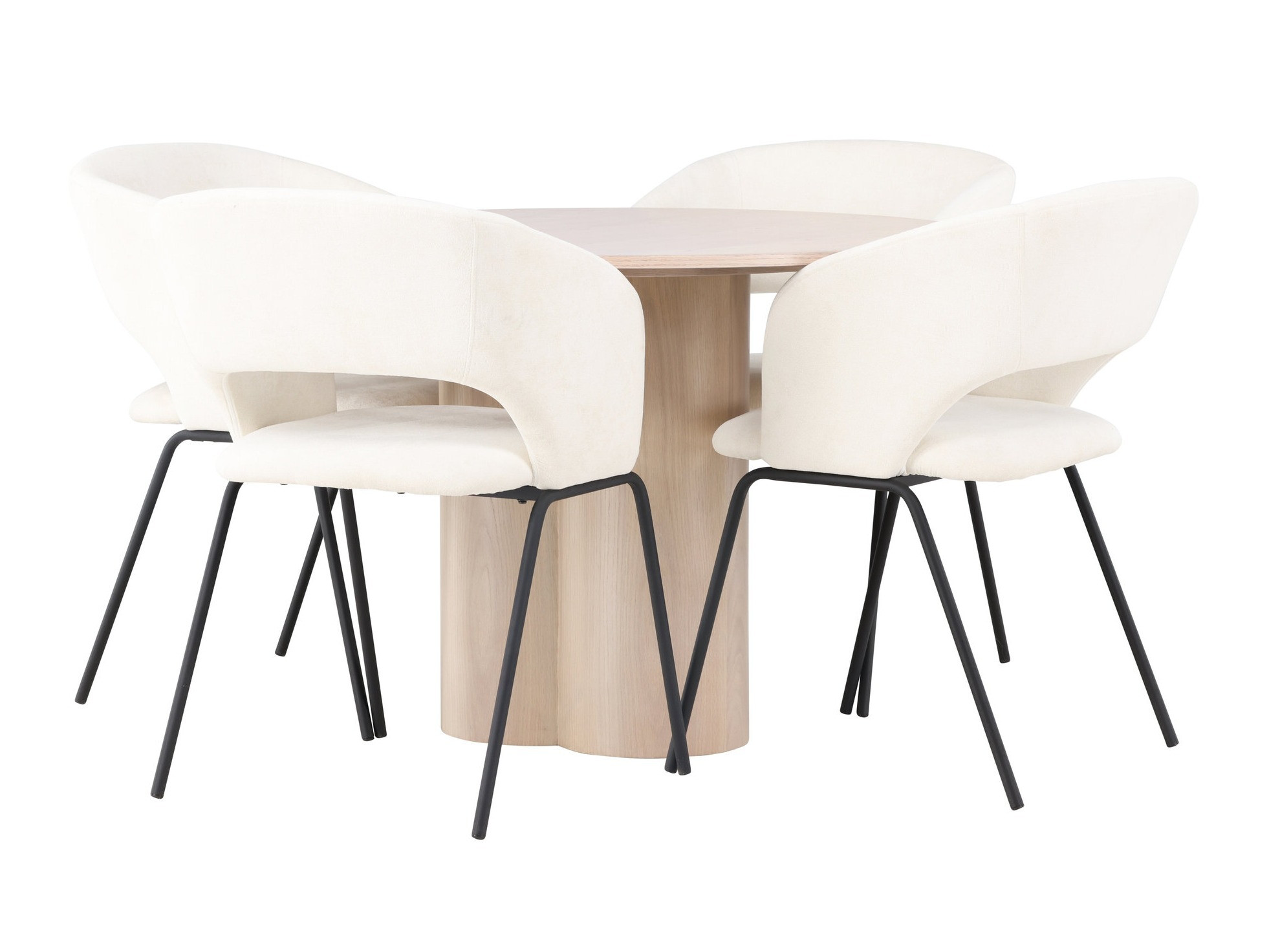 Jedilniški komplet Dallas 5132 (Svetel les)